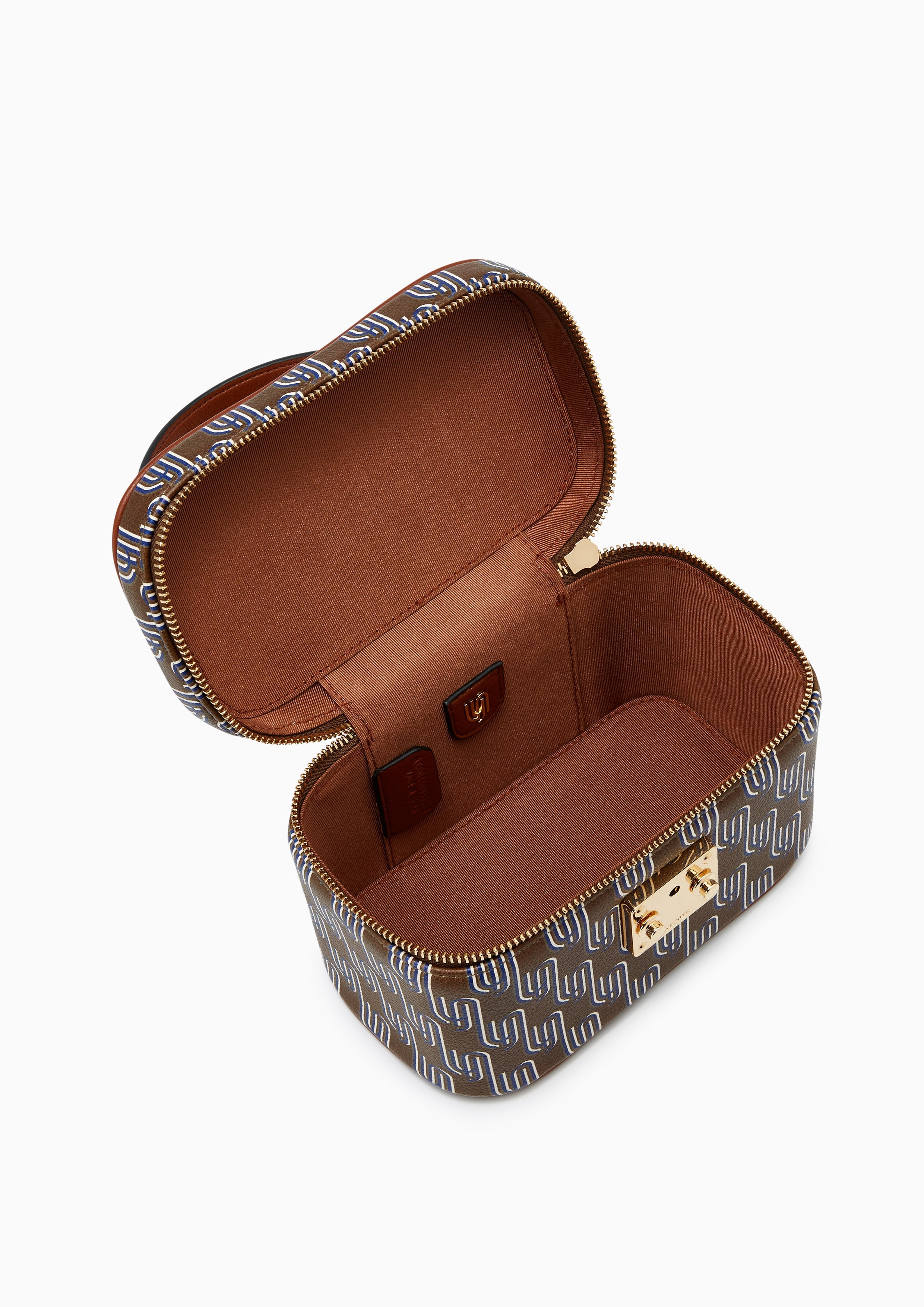 Noel Vanity Handbag - Dark Printed Brown