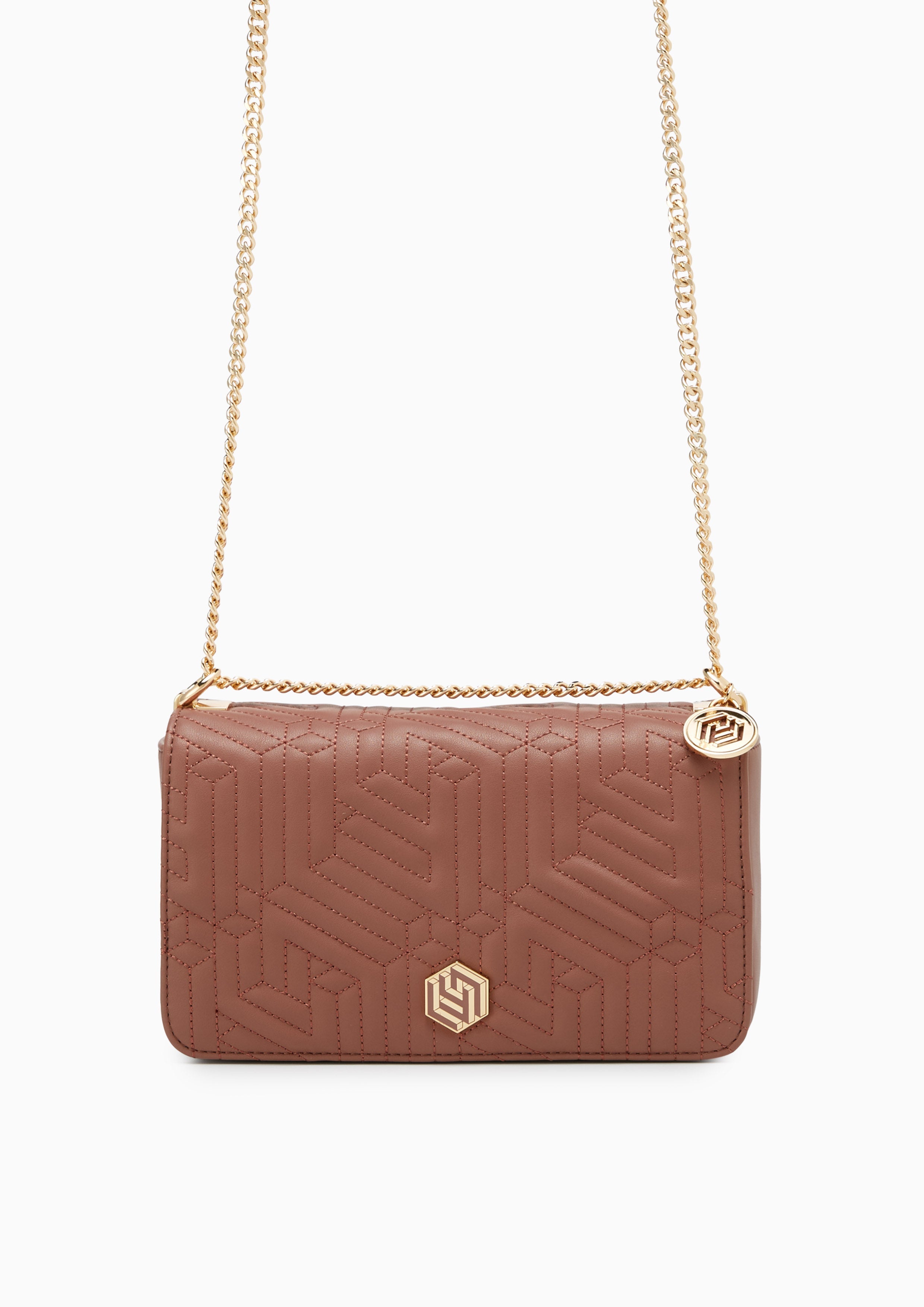 Giselle M Crossbody Bag - Dark Pink
