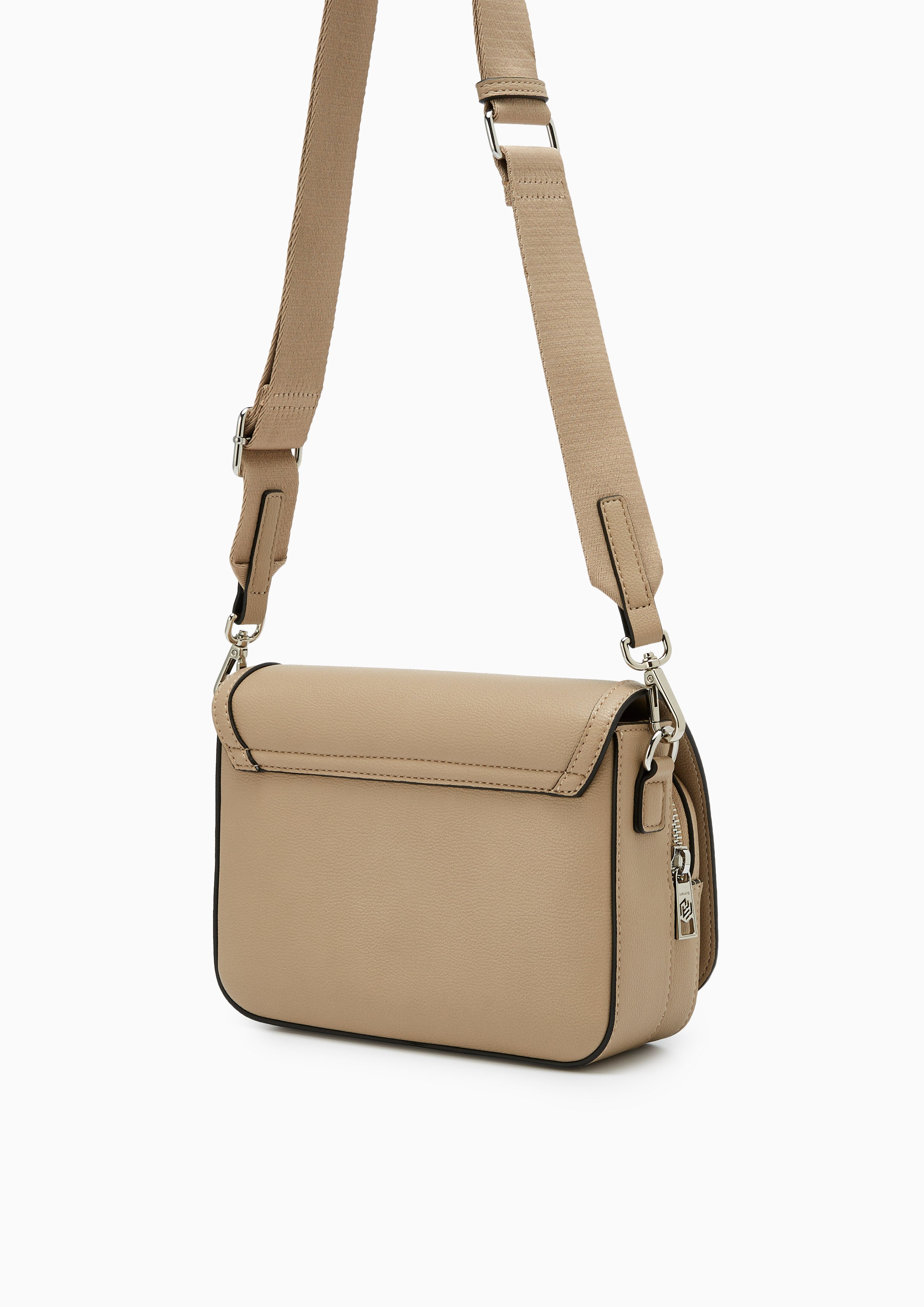 Dune Scape Messenger Crossbody Bag - Beige
