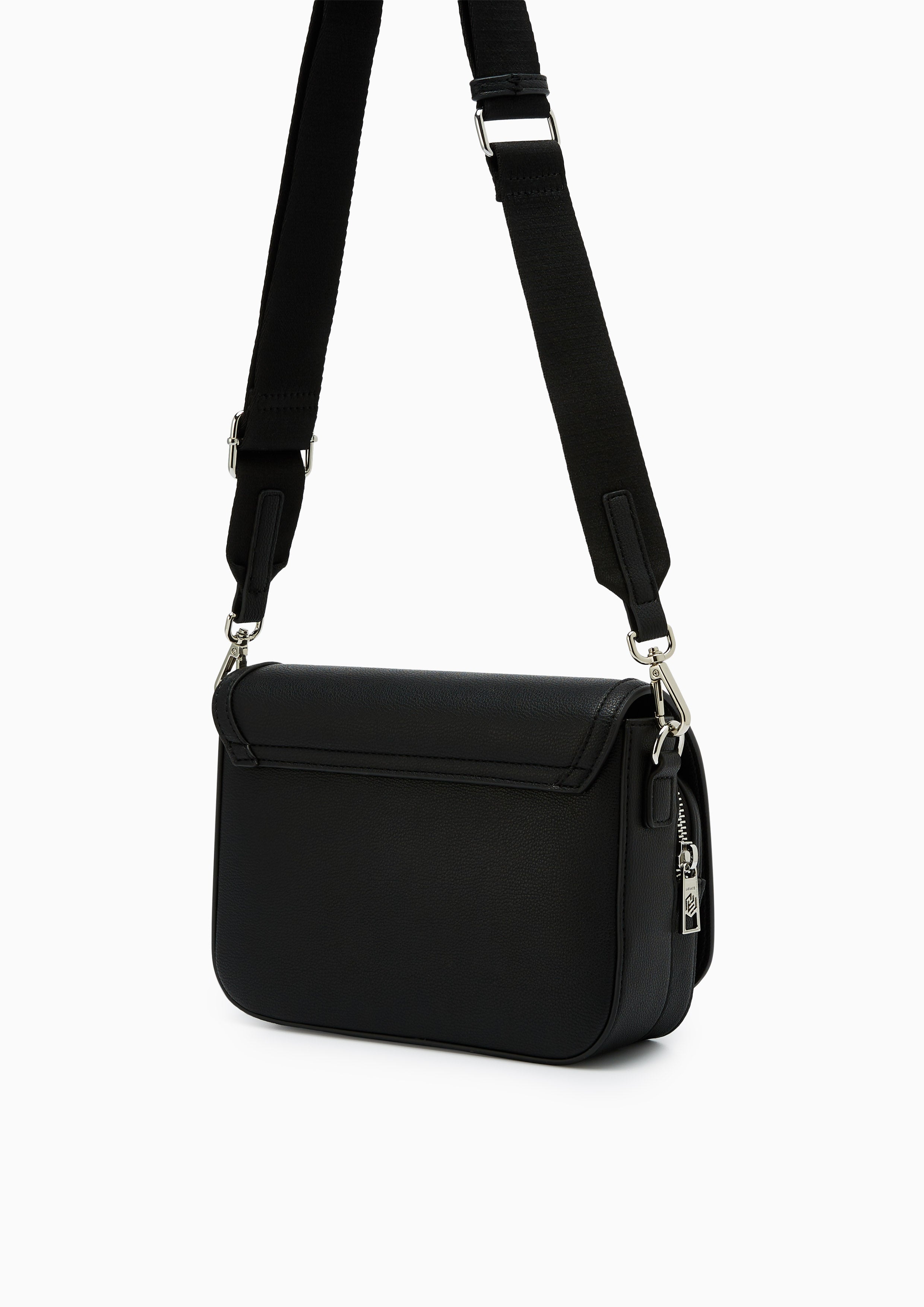 Dune Scape Messenger Crossbody Bag - Black