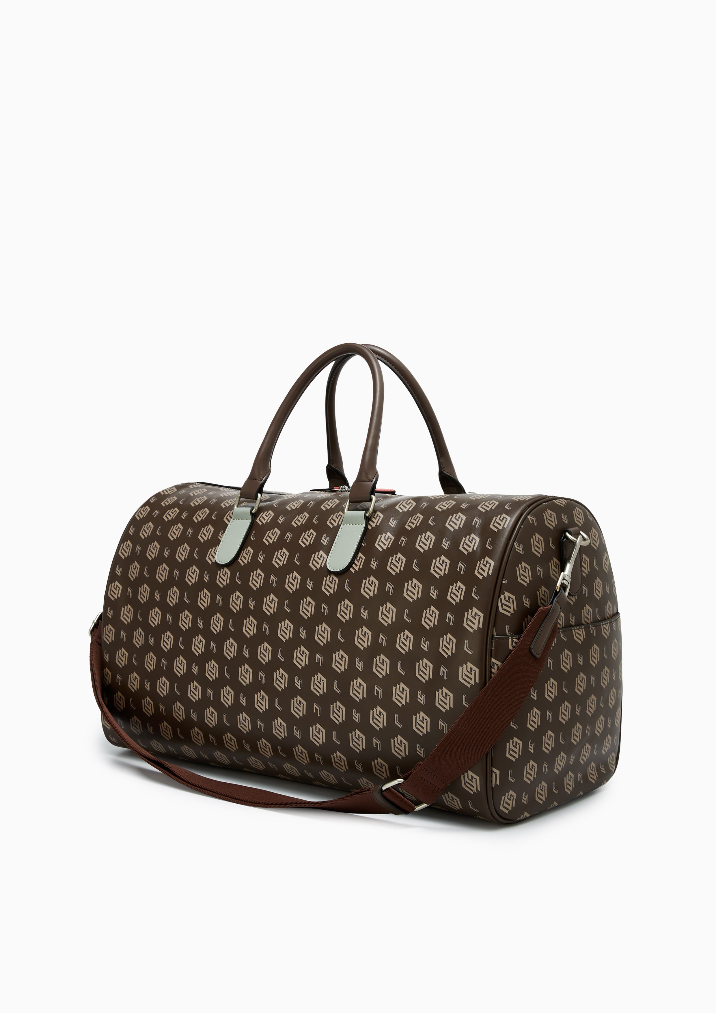 Dune Montage Overnight Handbag - Dark Brown