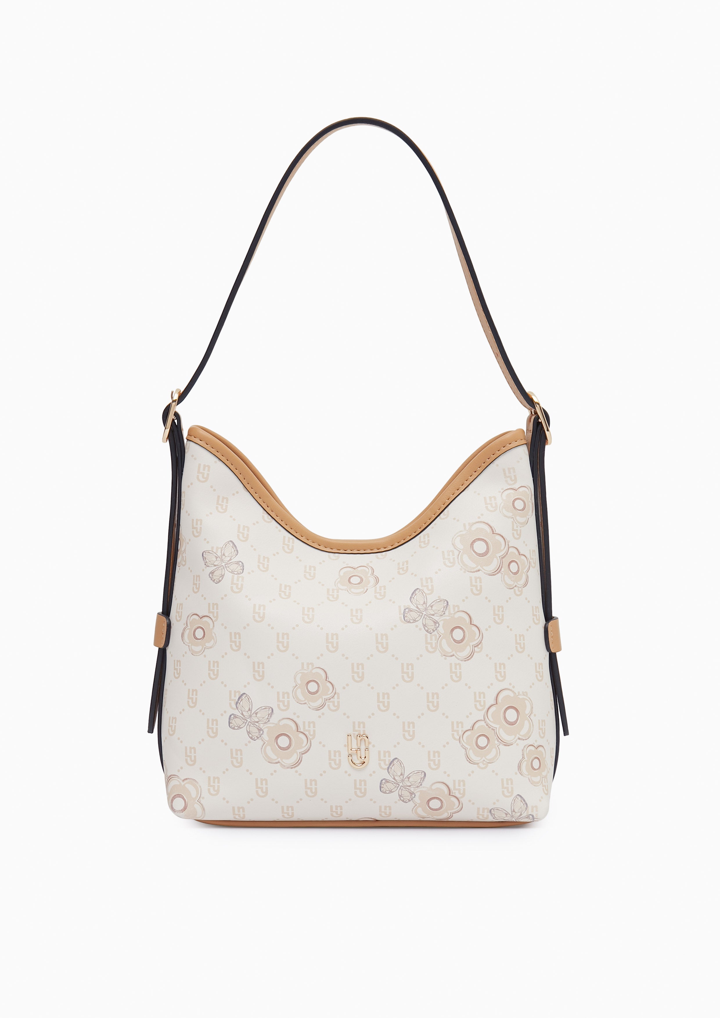 Sanna Hobo Bucket Bag - Light Beige