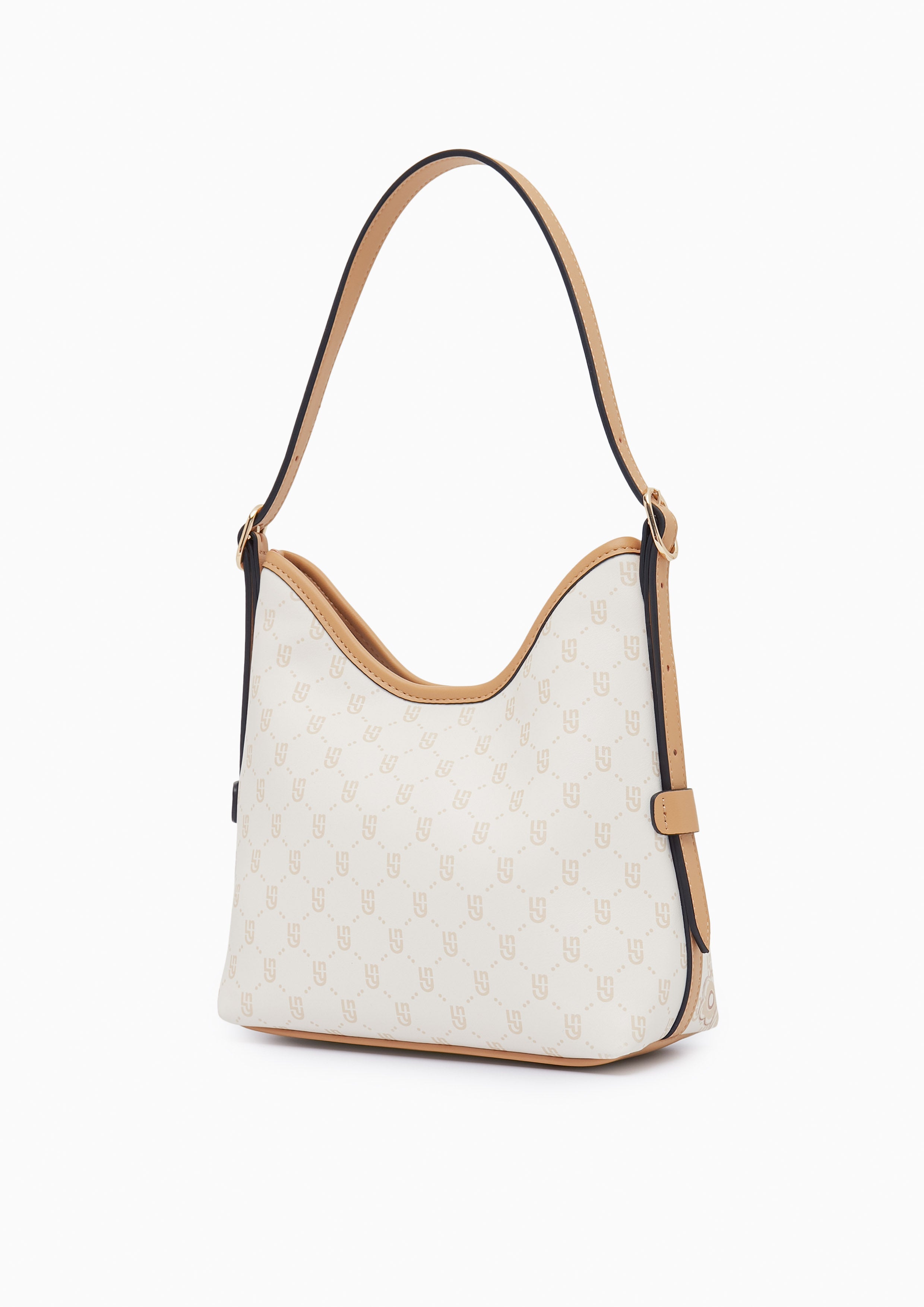 Sanna Hobo Bucket Bag - Light Beige