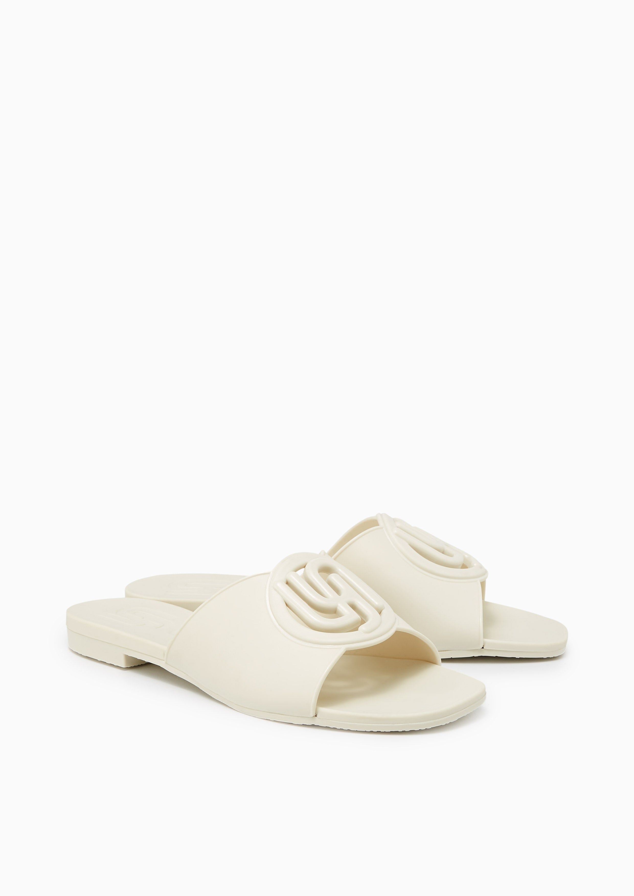 Josie Jelly Flats And Sandals - Ivory