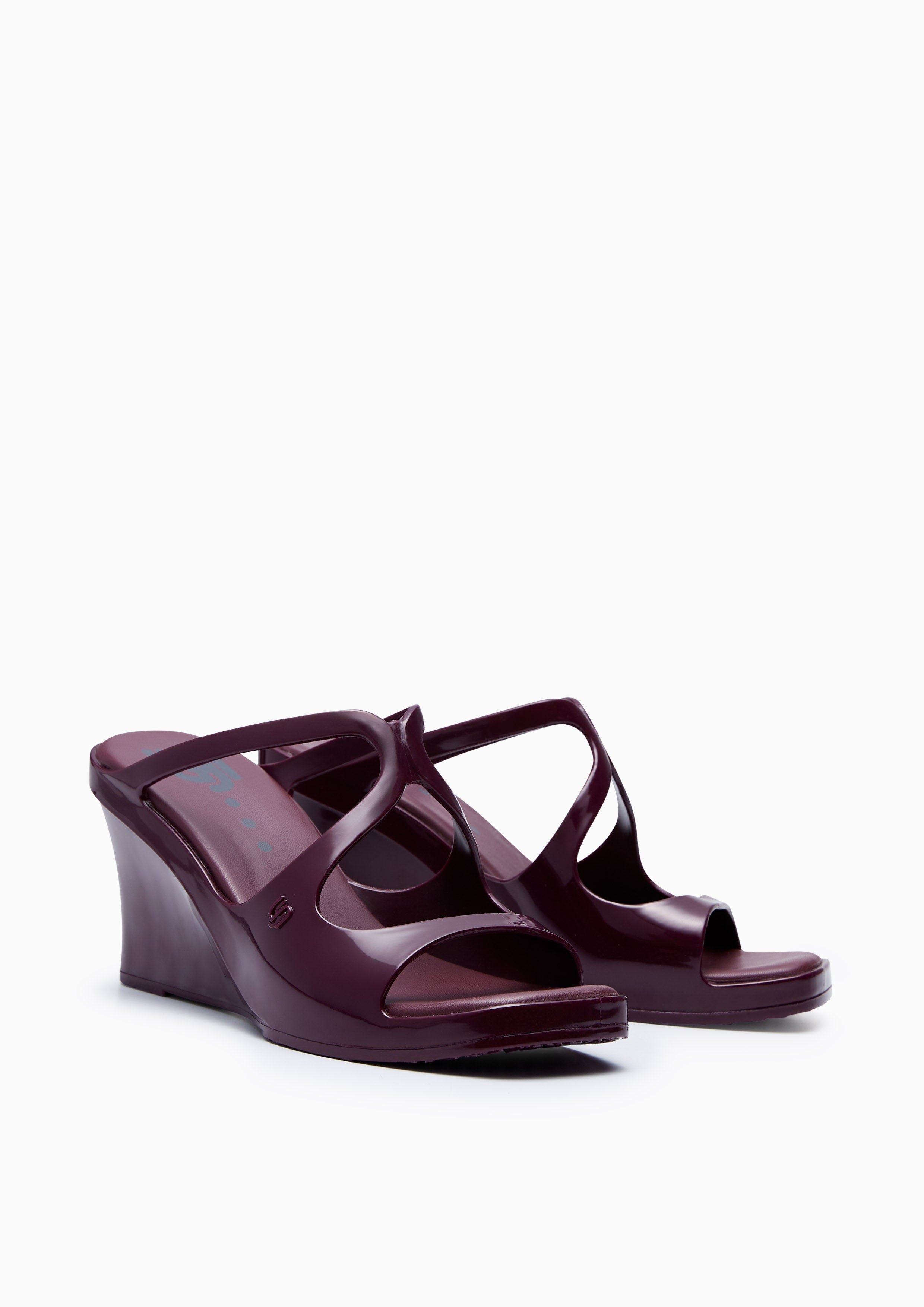 Julia Jelly Heels - Dark Red