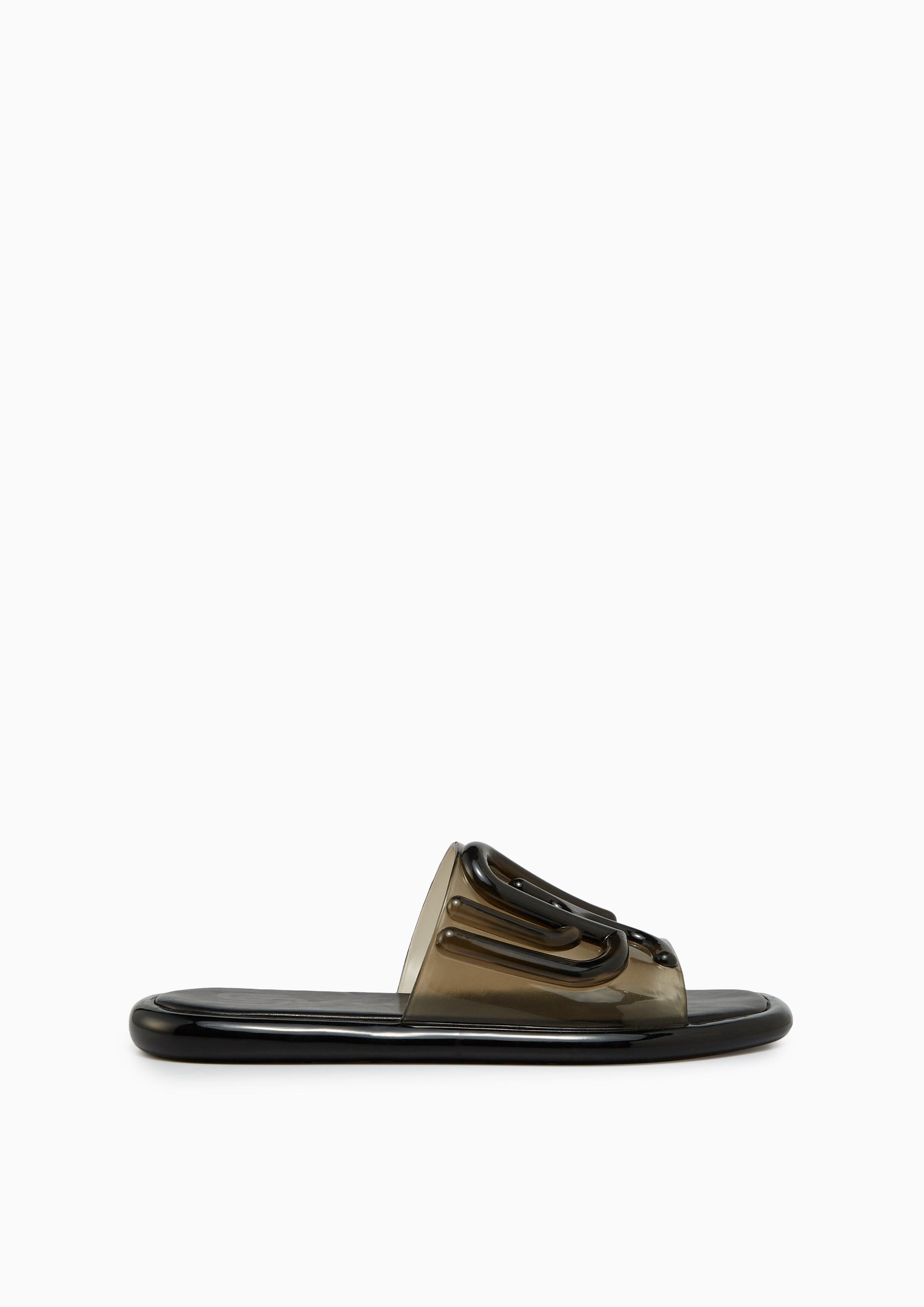Jilly Jelly Flats And Sandals - Black