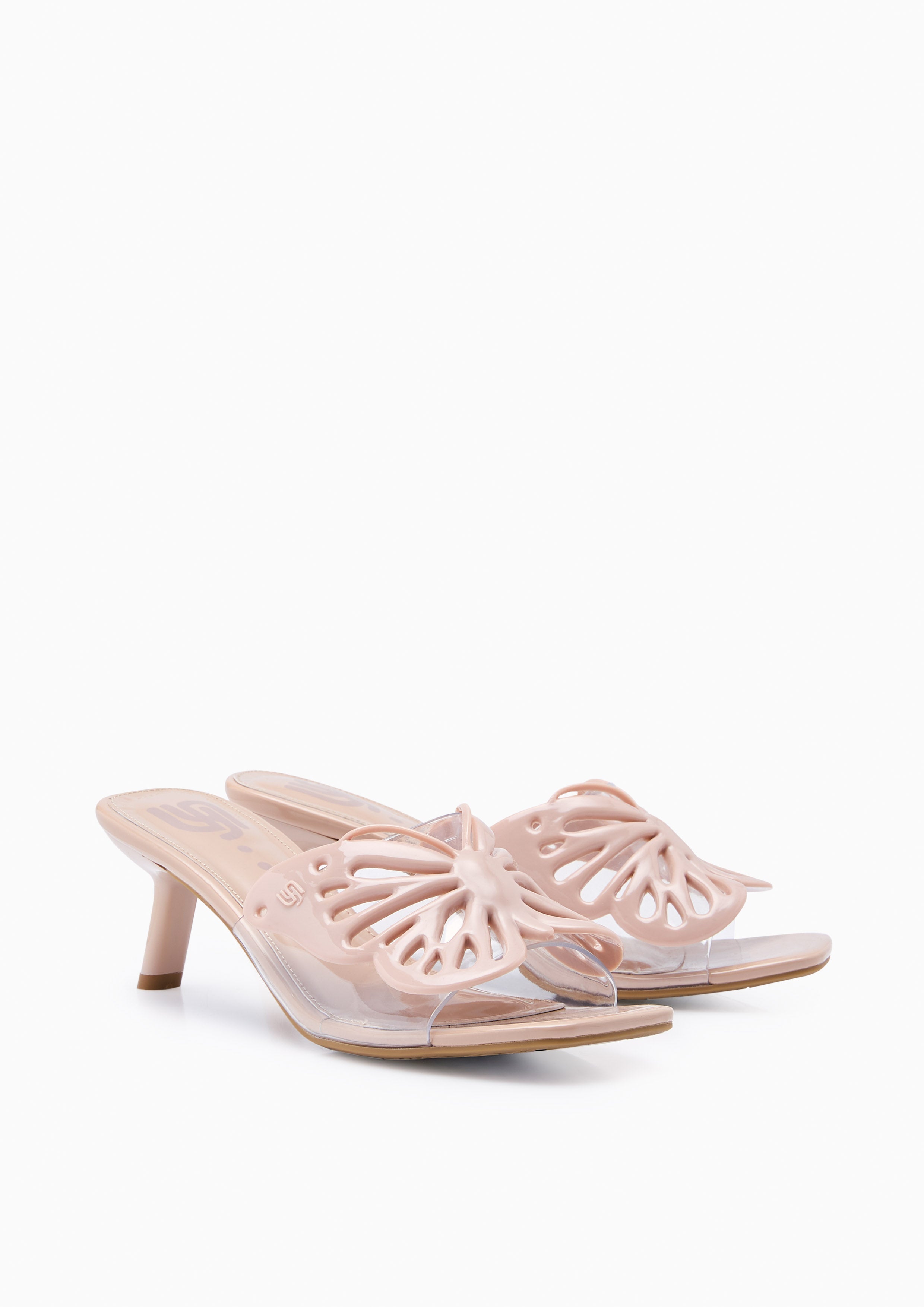 Juno Jelly Flats And Sandals - Beige
