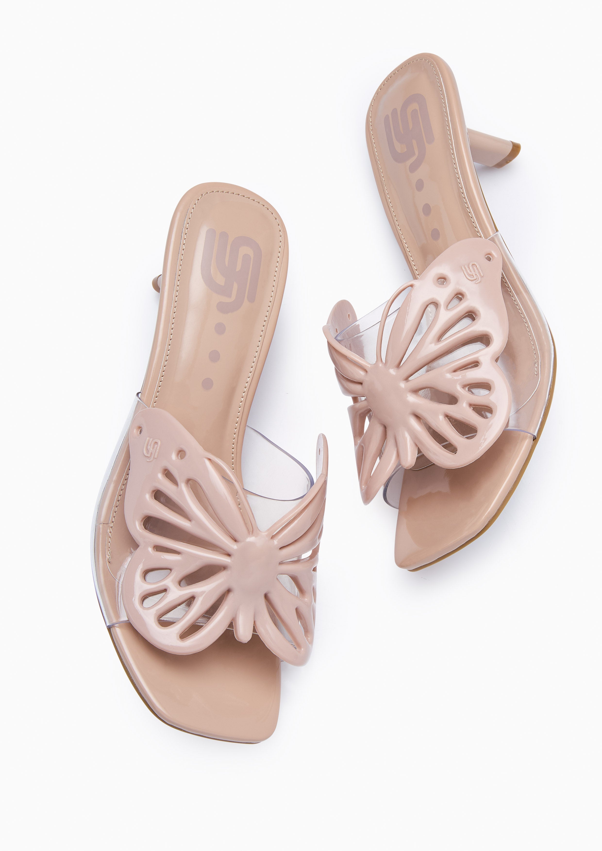 Juno Jelly Flats And Sandals - Beige