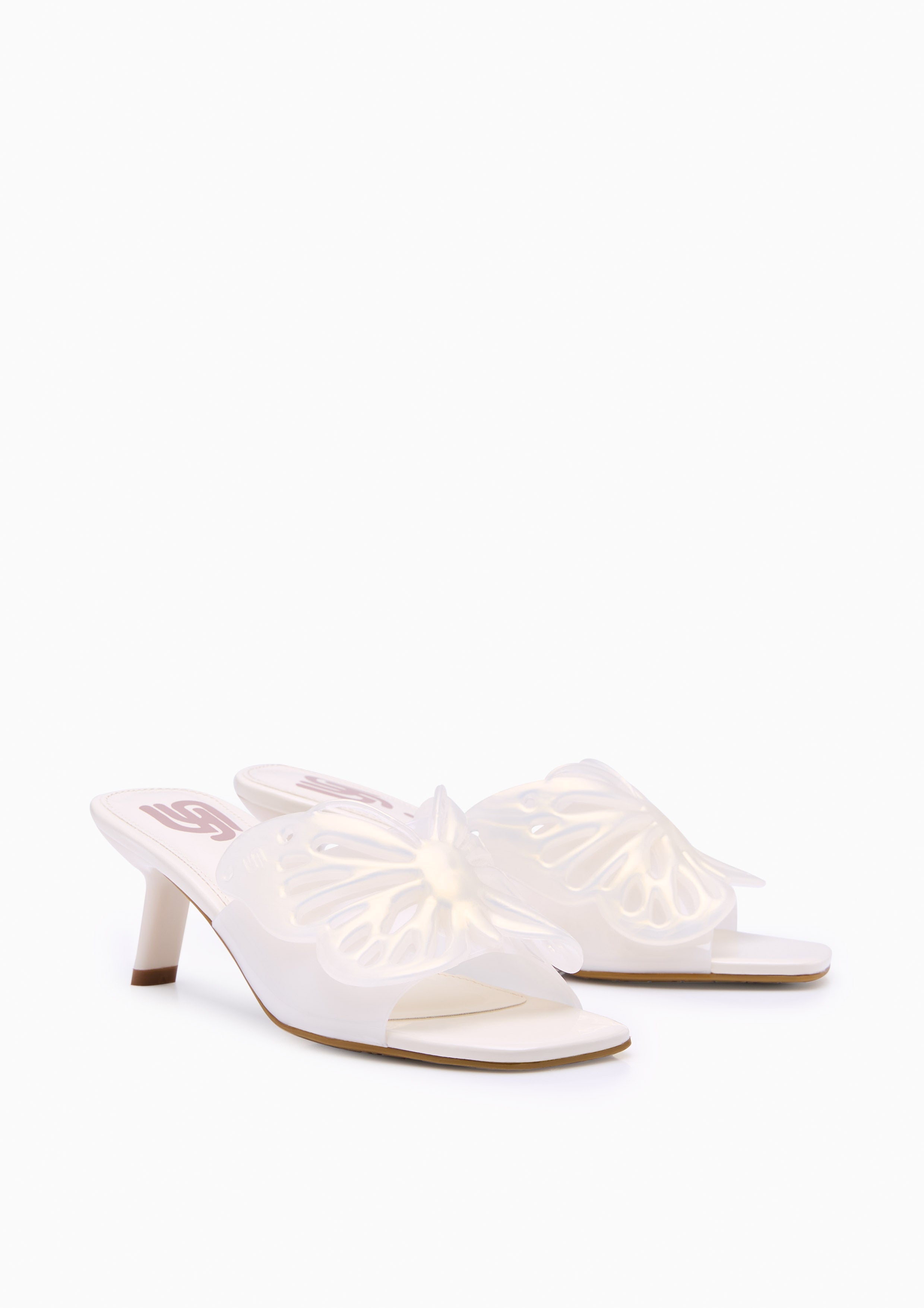 Juno Jelly Flats And Sandals - White Variation 2