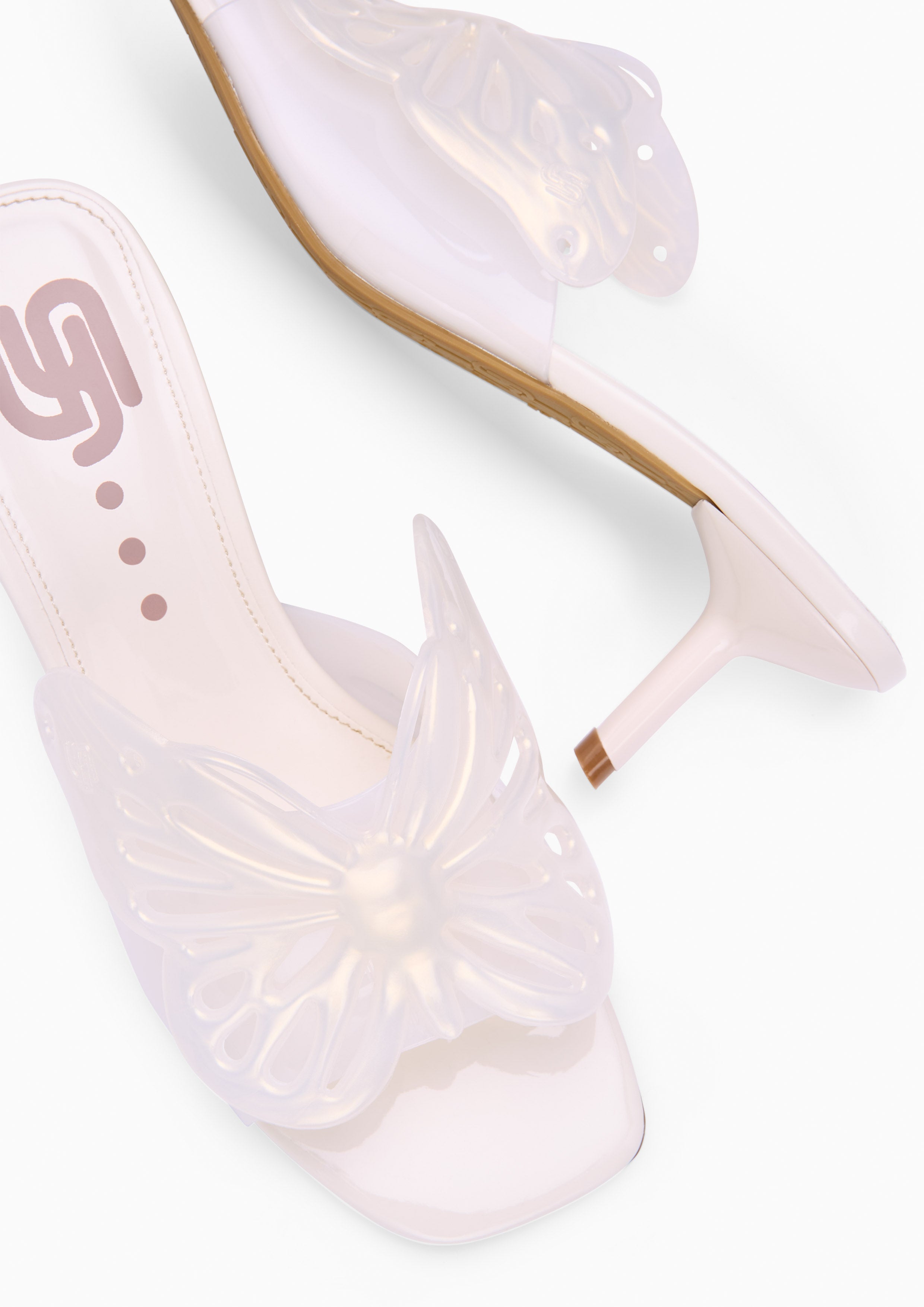 Juno Jelly Flats And Sandals - White Variation 2