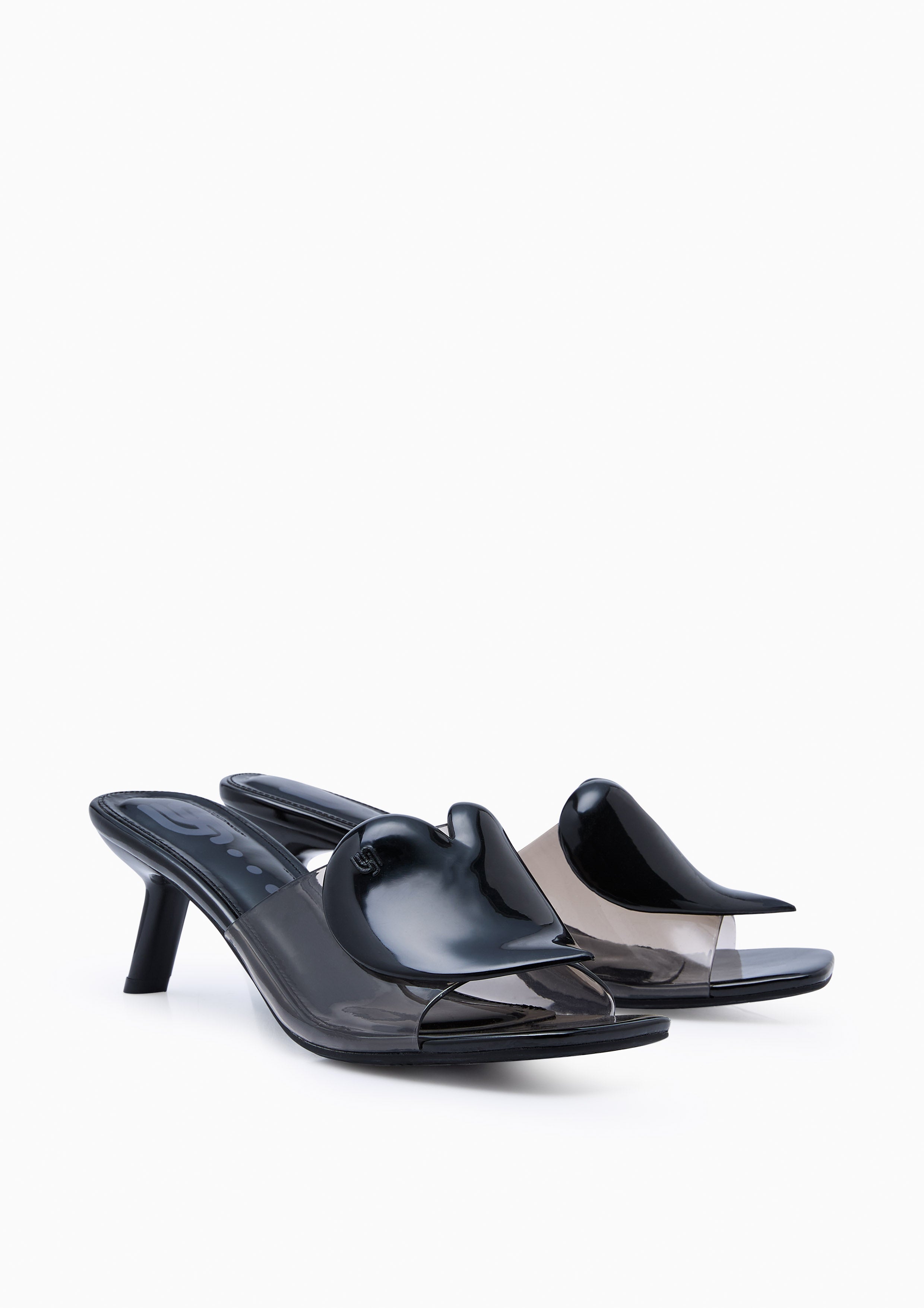 Lovie Jelly Flats And Sandals - Black