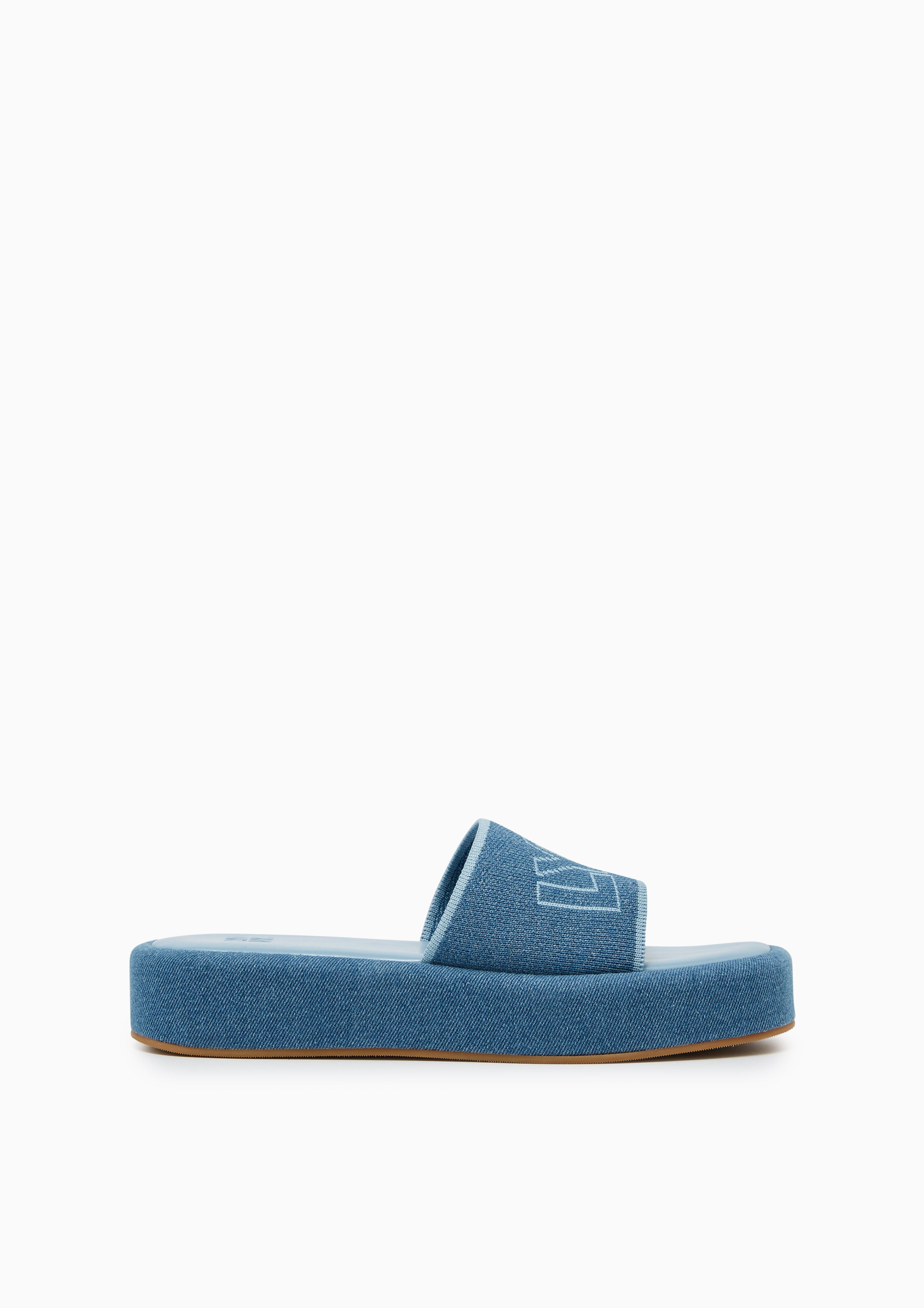 Sky Platform Flats And Sandals - Blue Variation 2