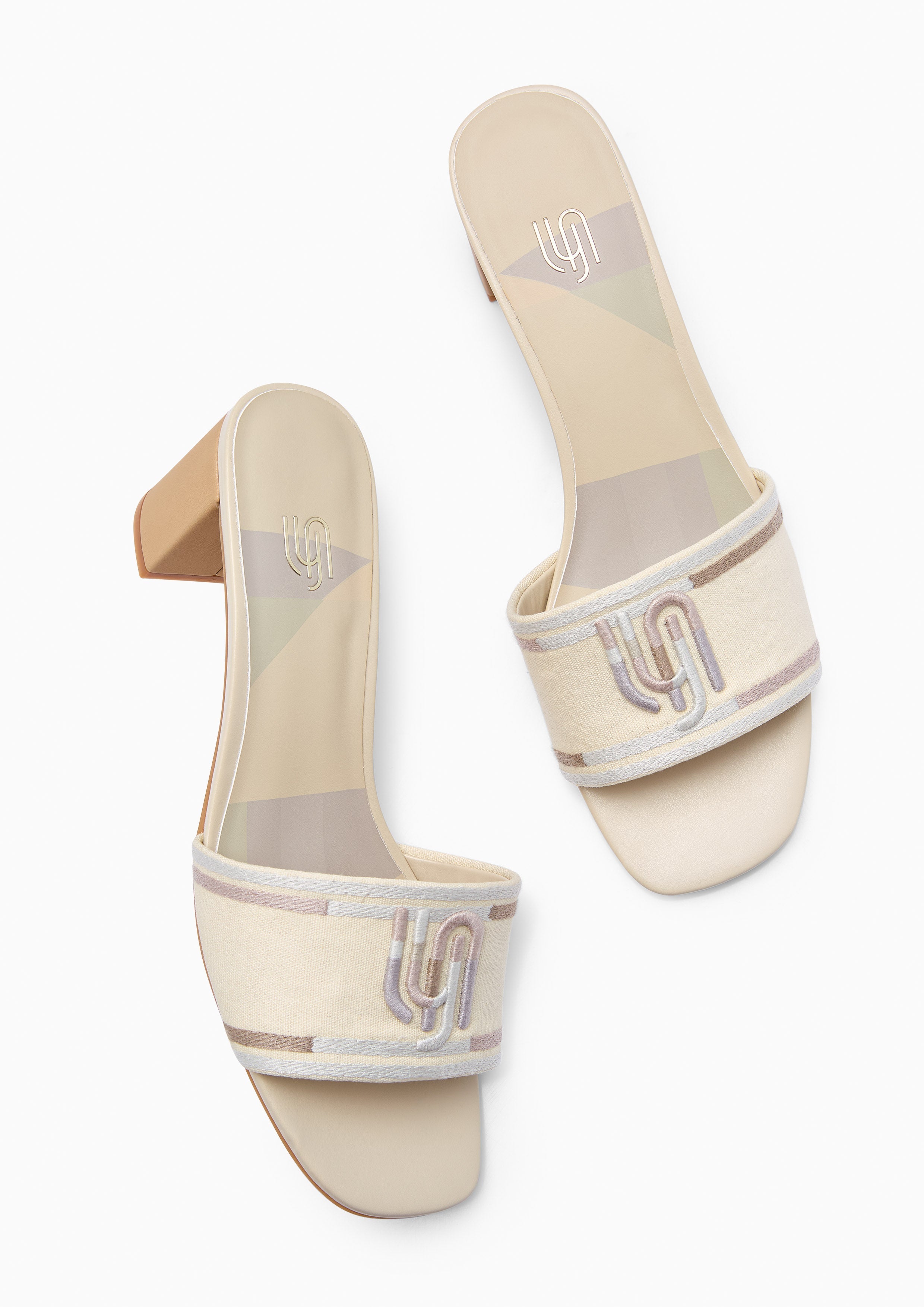 Maddie Mid Infinite Heels - Light Beige