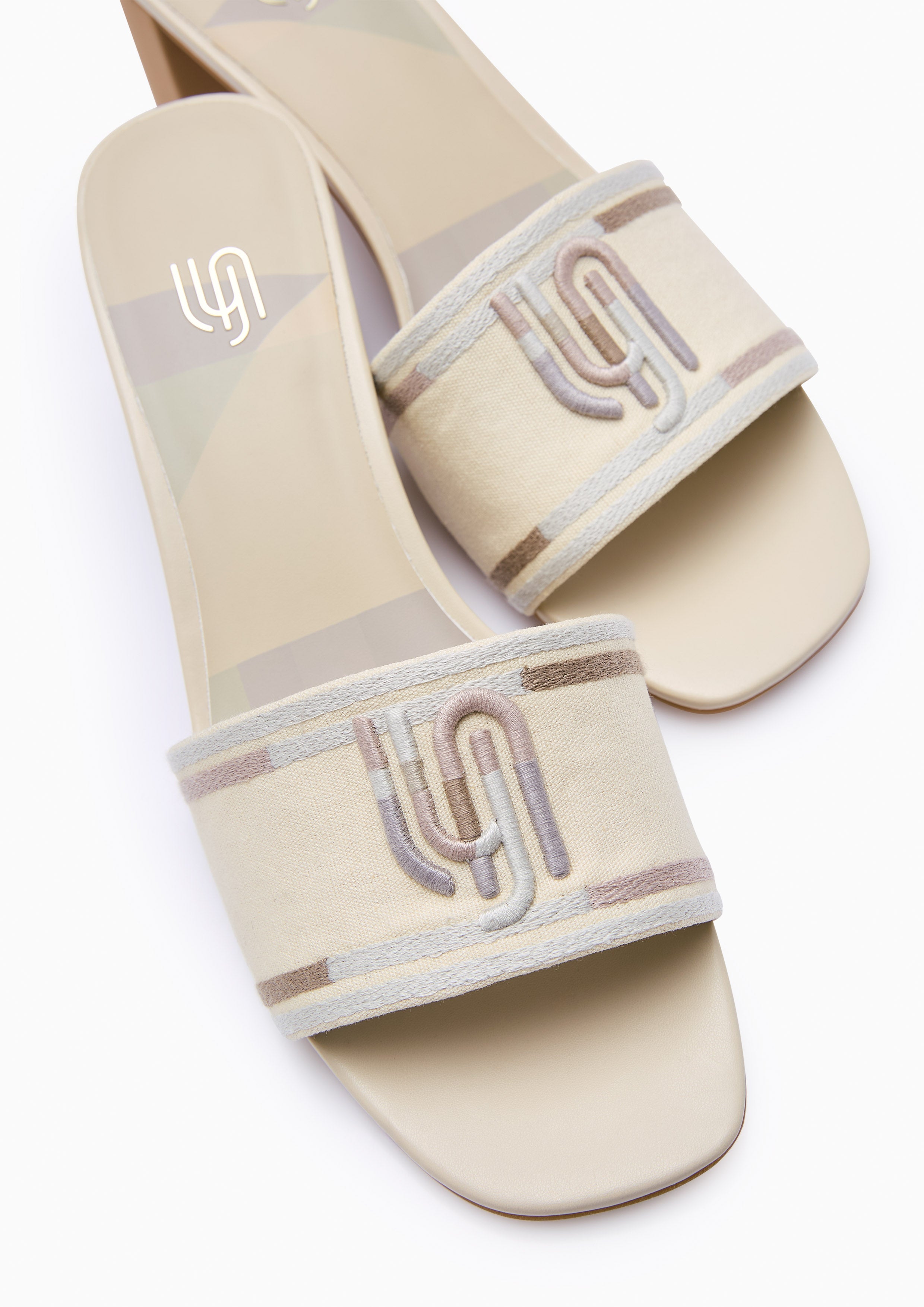 Maddie Mid Infinite Heels - Light Beige