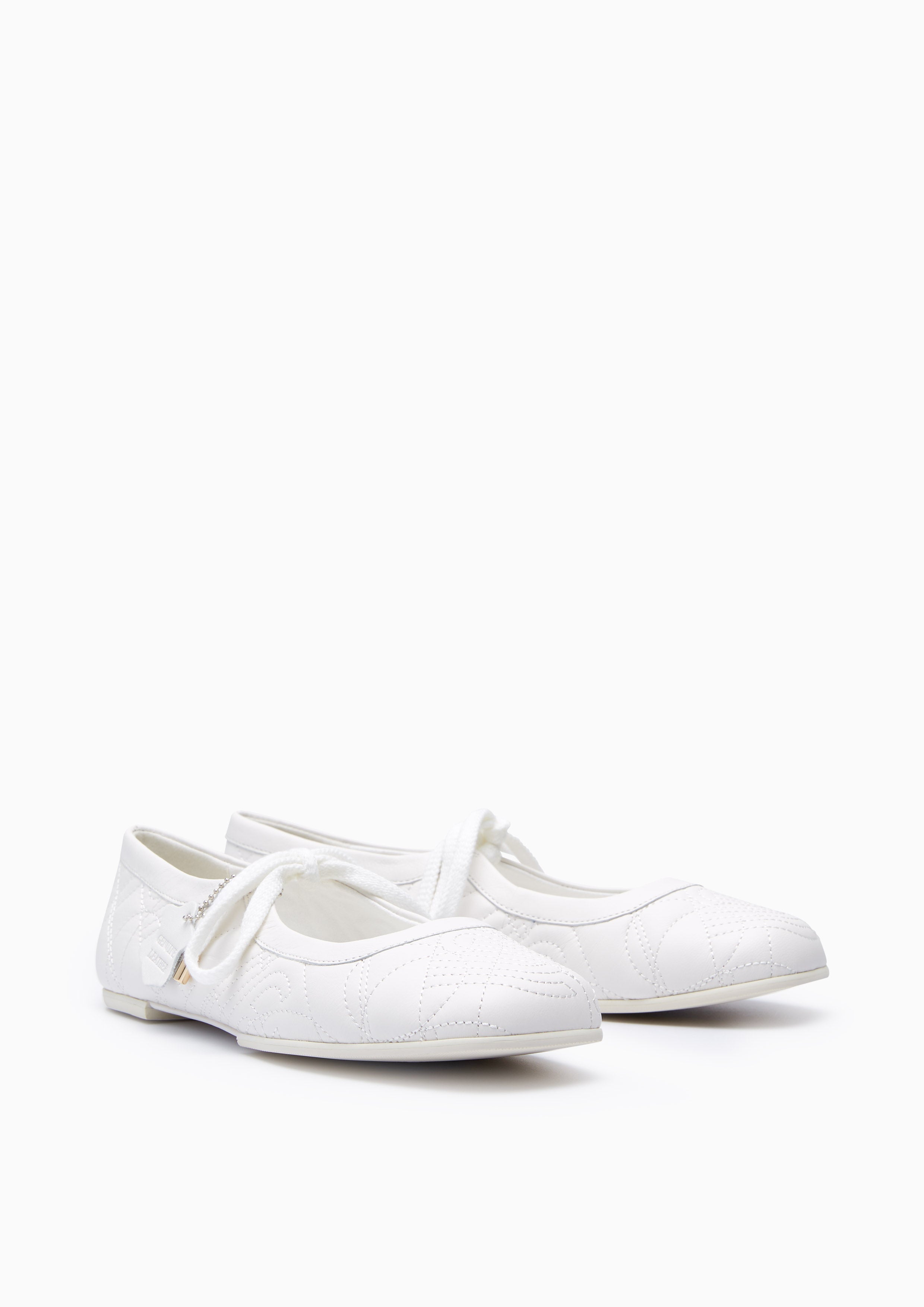 Lanie Ballet Infinite Flats And Sandals - White