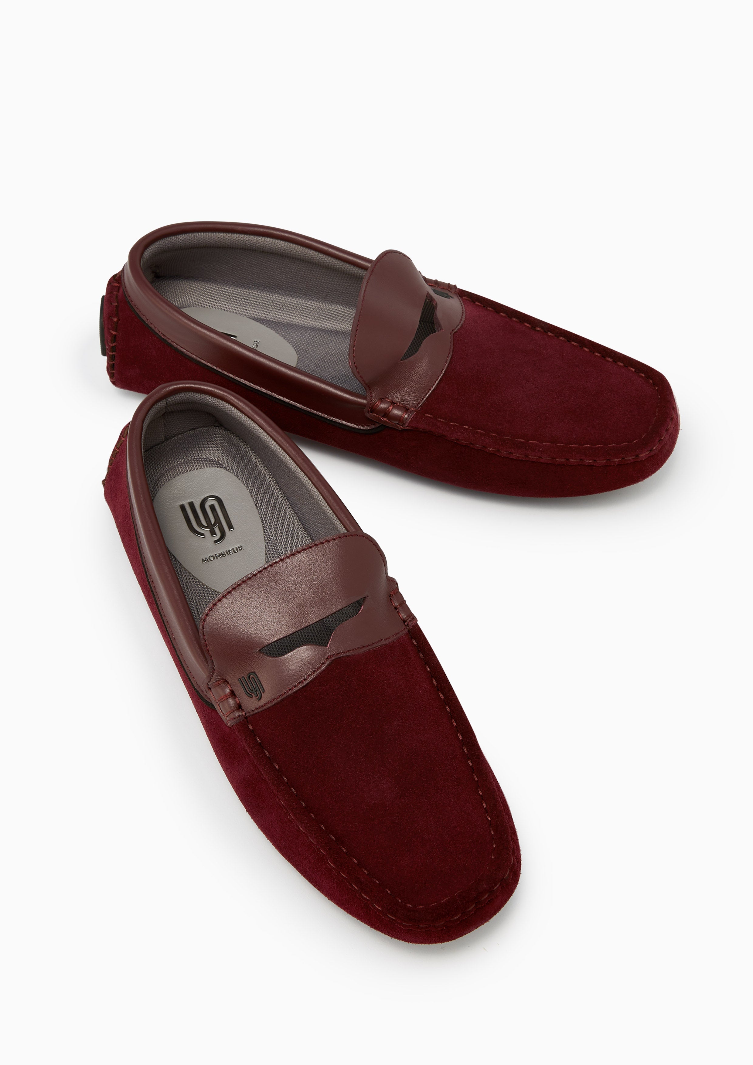 Zen Infinite Flats And Sandals - Dark Red