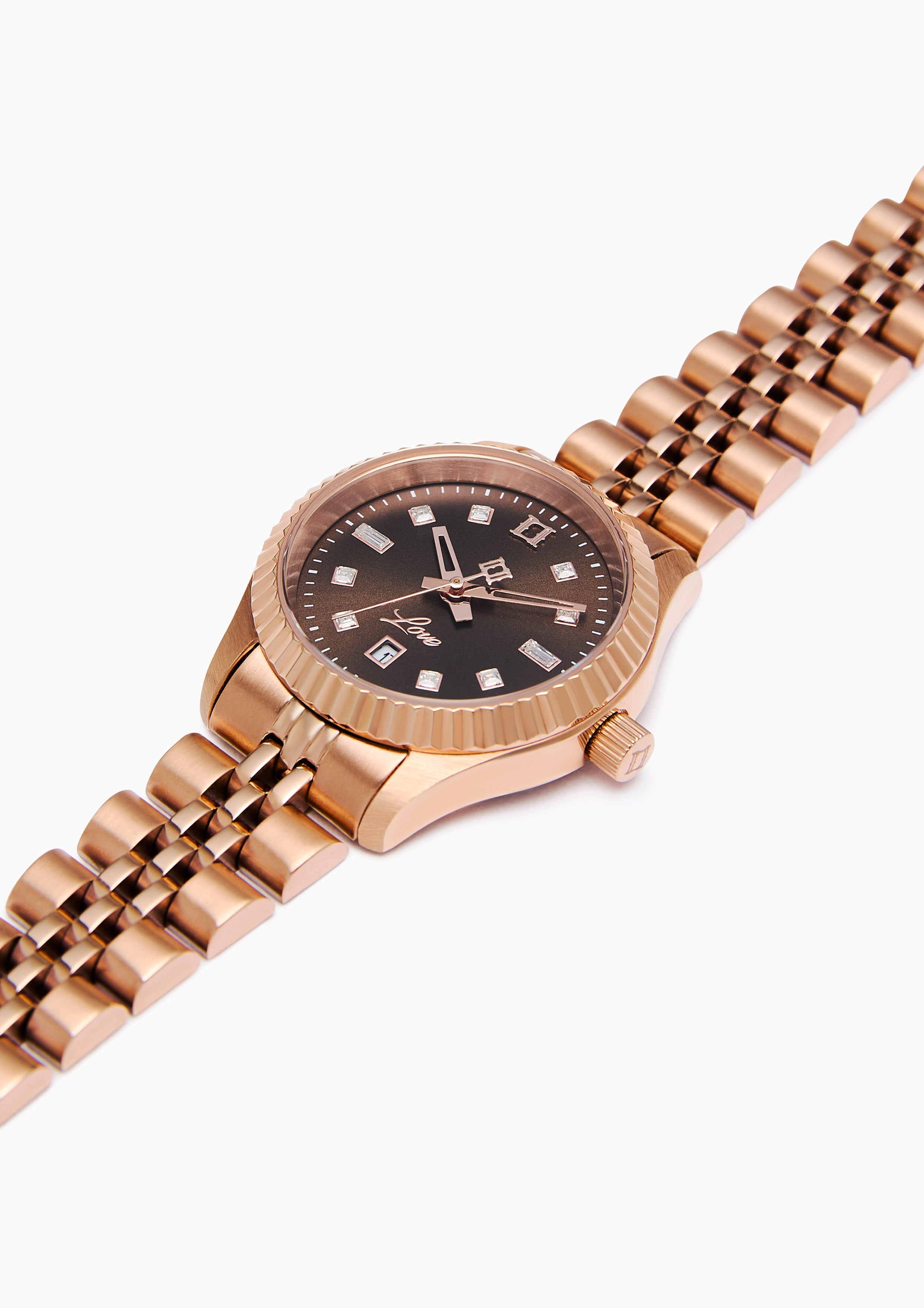 Rio Watch - Brown/Rose Gold