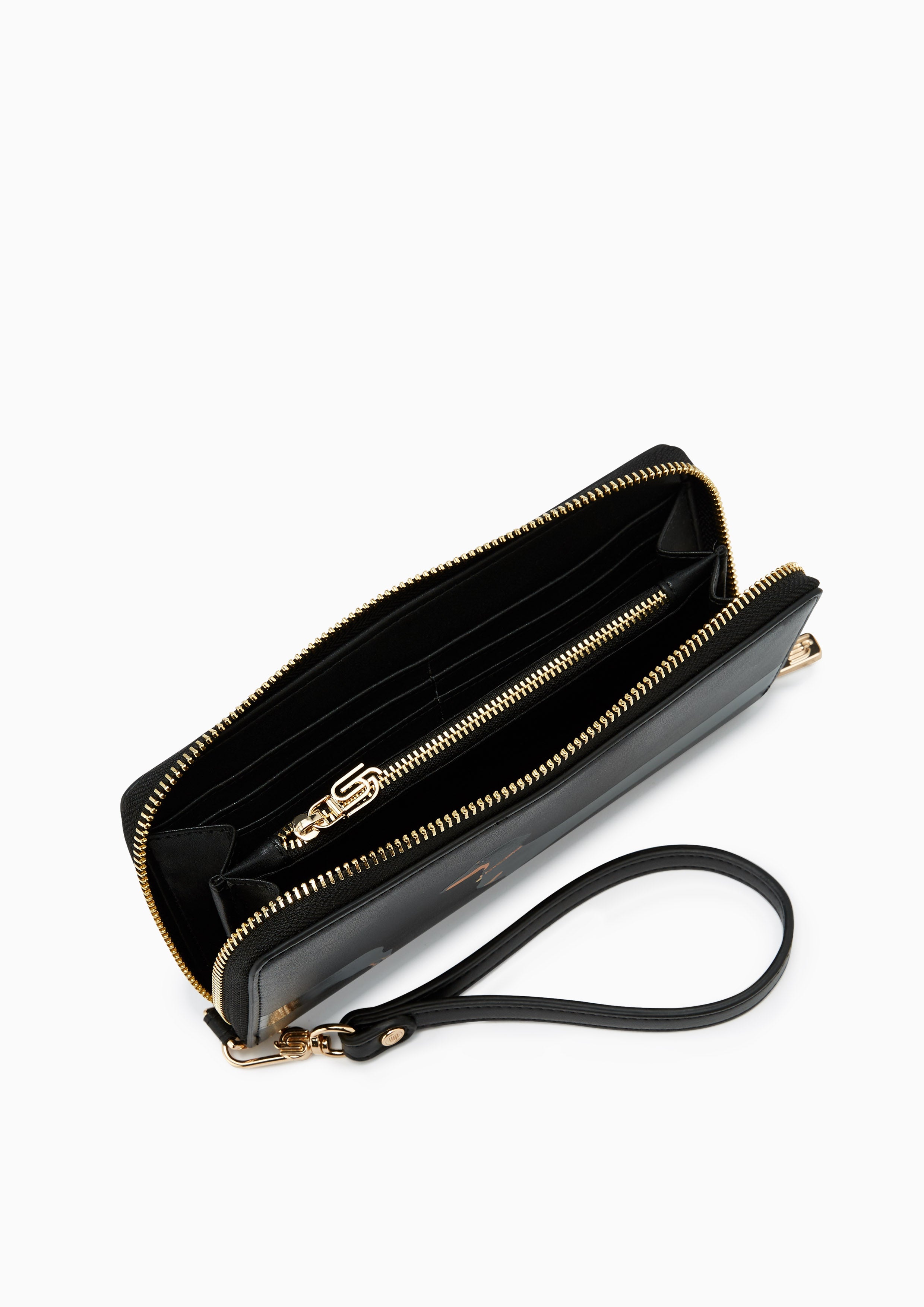 Blossom Infinite Long Wallet - Printed Black