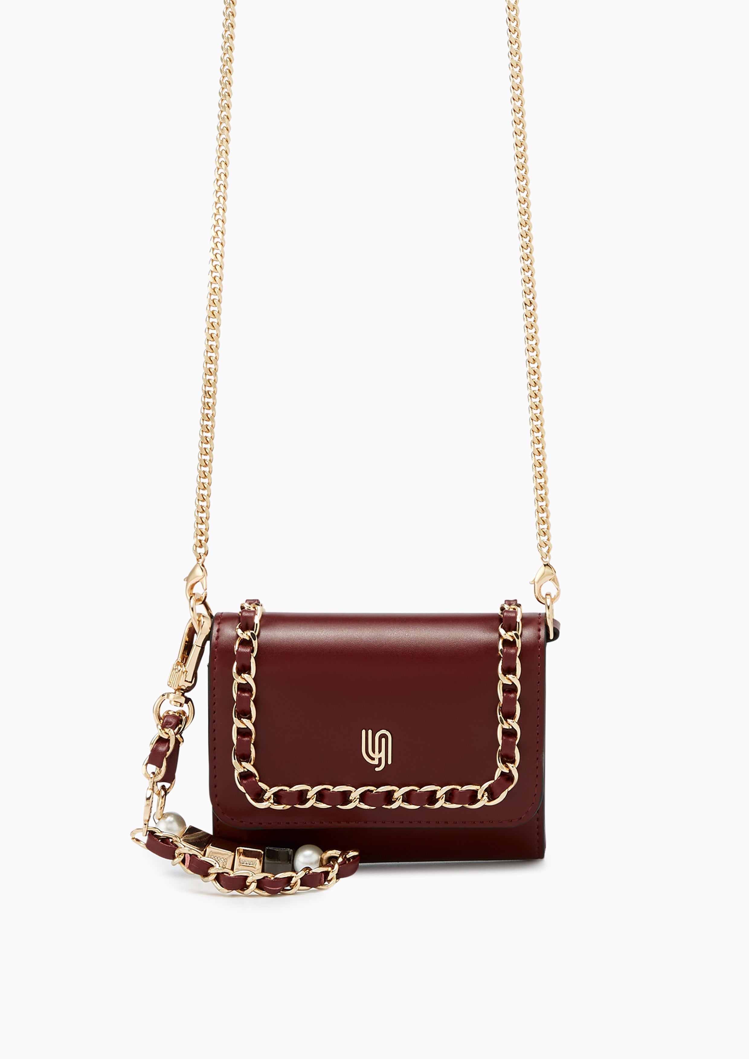 Mika Infinite Wallet On Chain - Dark Red