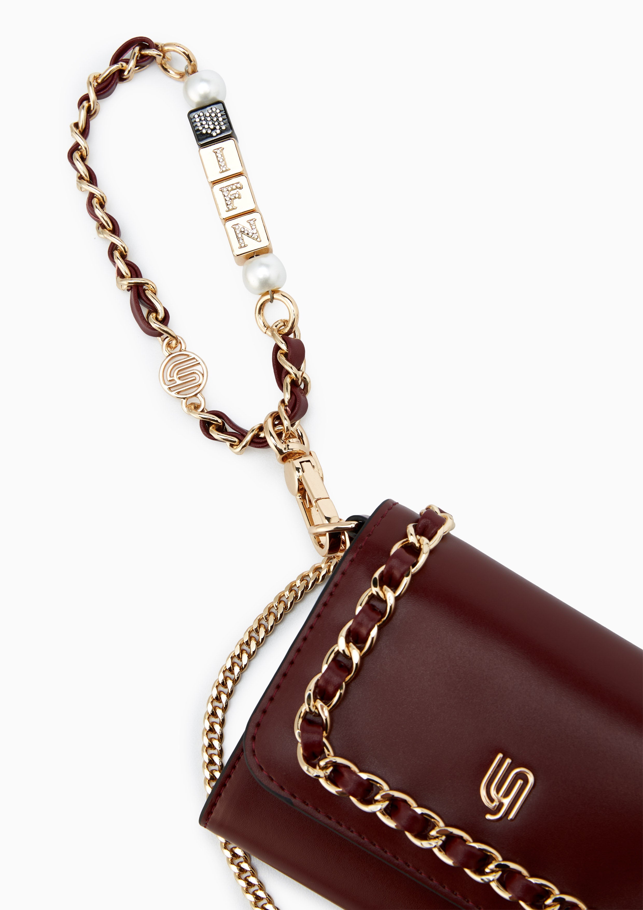 Mika Infinite Wallet On Chain - Dark Red