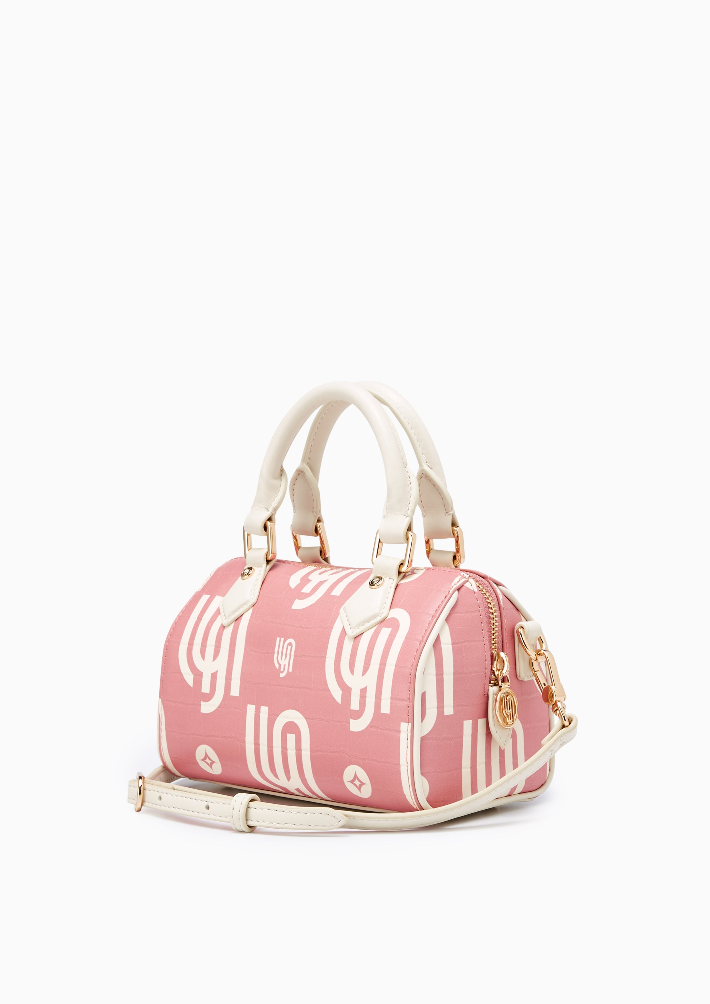 Fray Infinite Print  M Handbag - Printed Pink