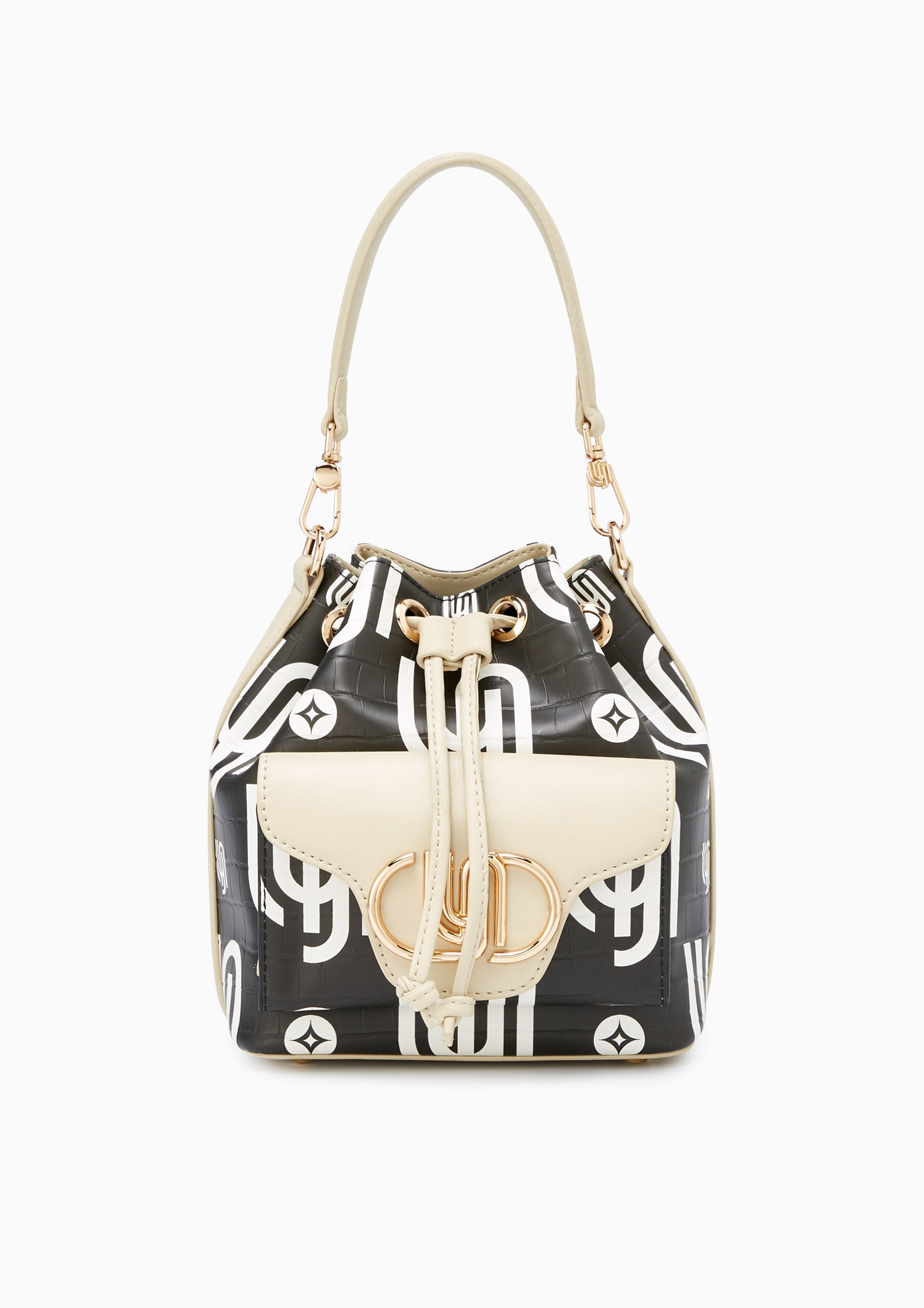 Fray Infinite  Bucket Bag - Printed Black