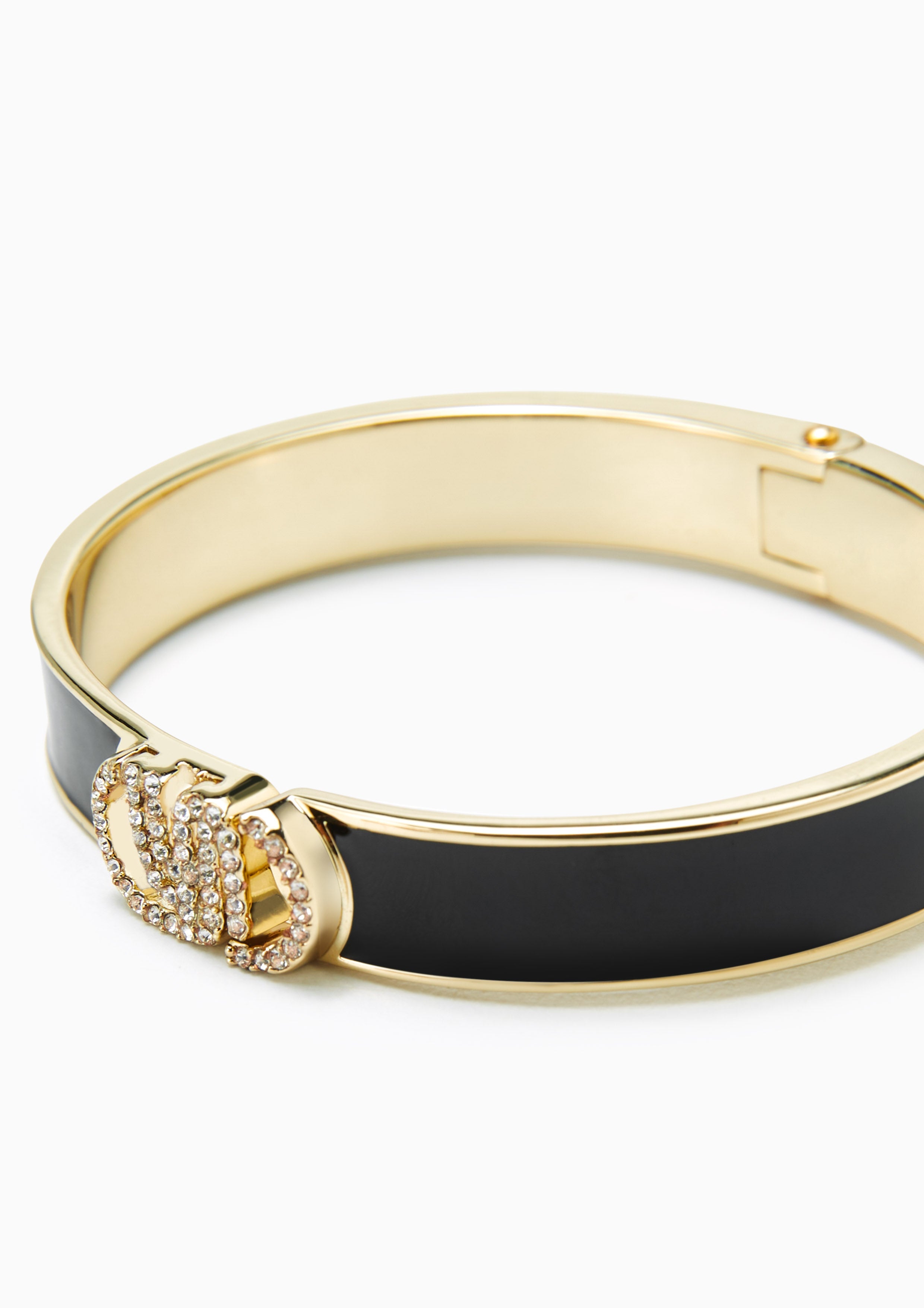 Nadia Bangle Bracelet  - Black