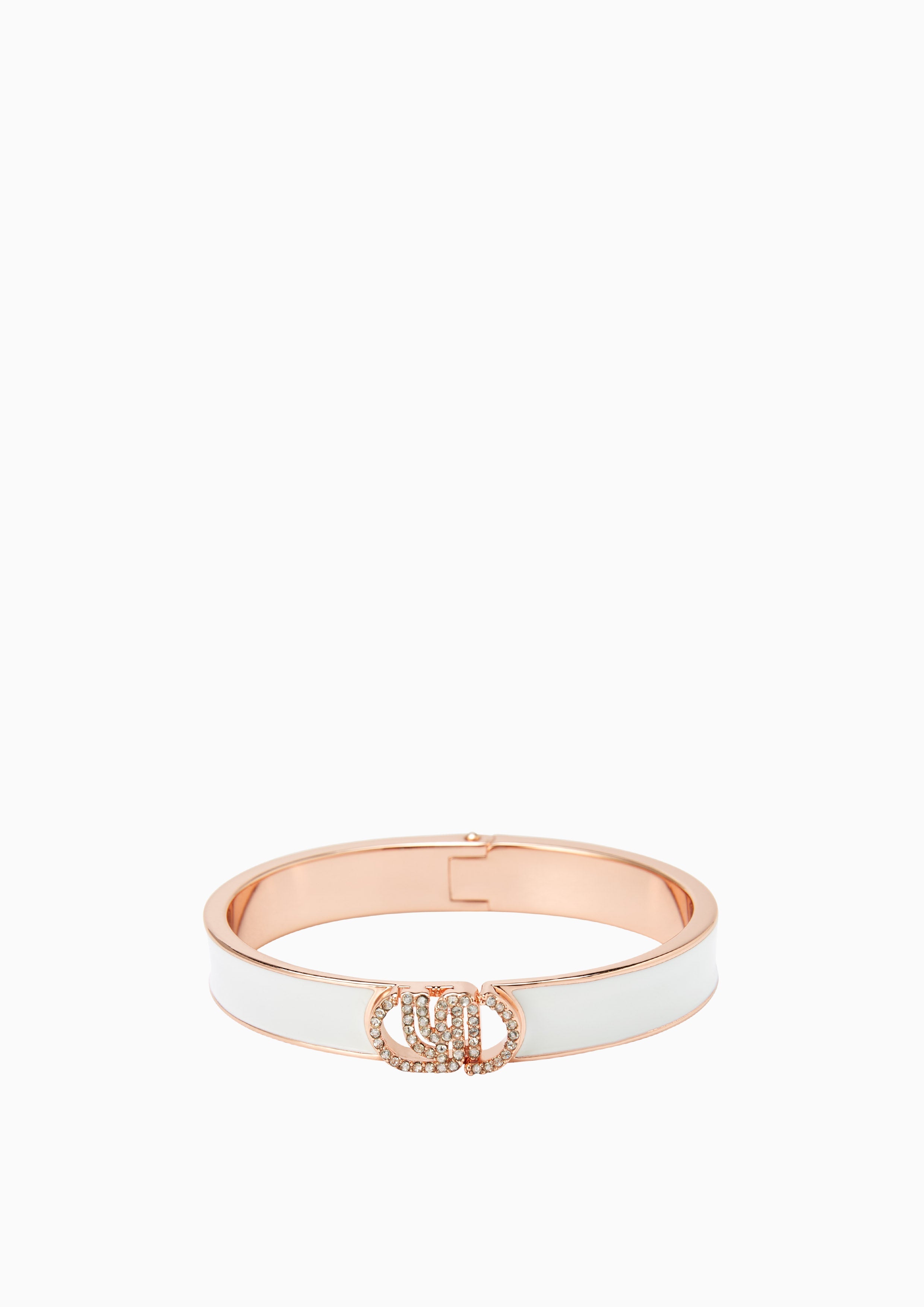 Nadia Bangle Bracelet  - White