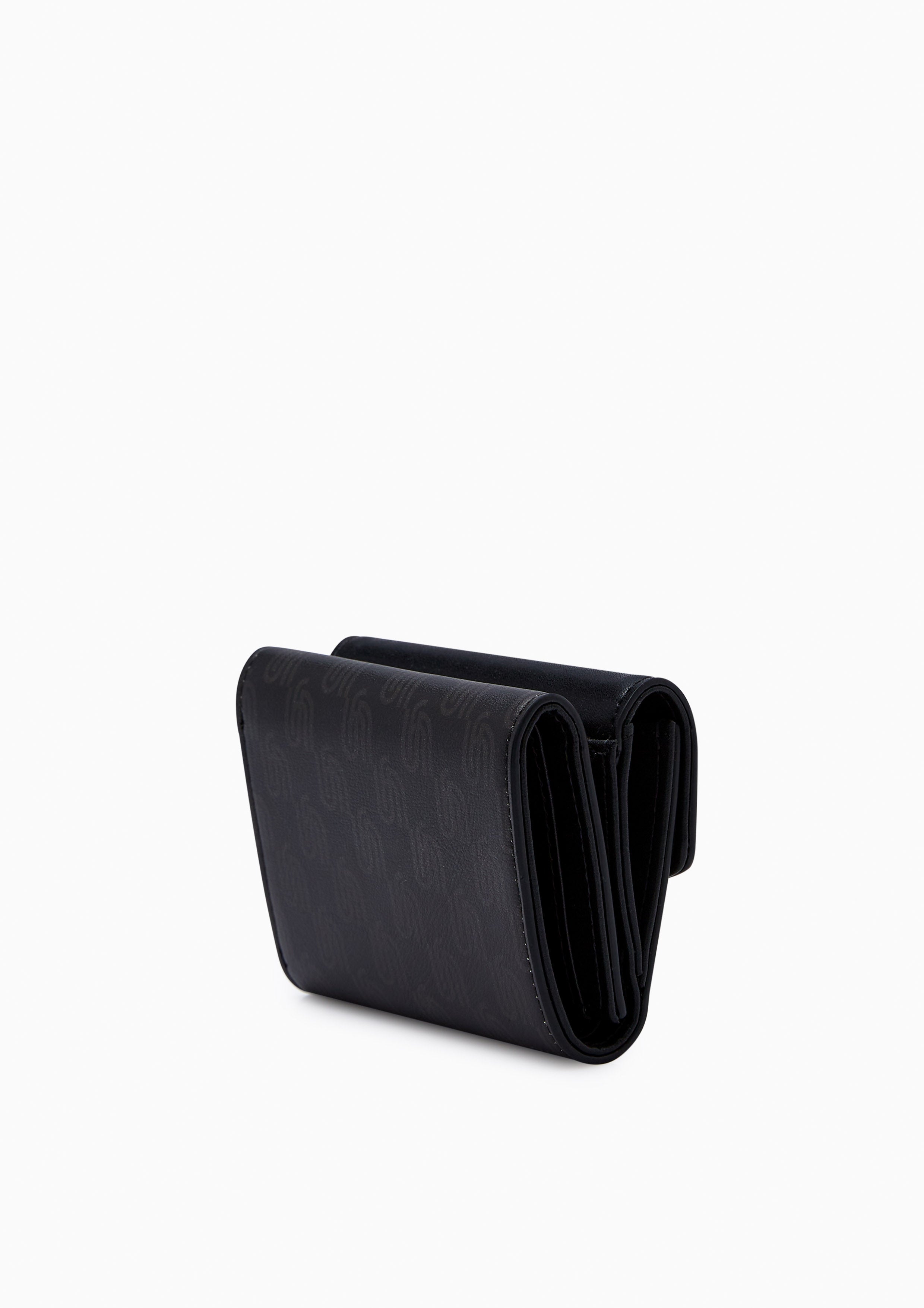 Sylvia Infinite Tri-Fold  Wallets - Printed Black