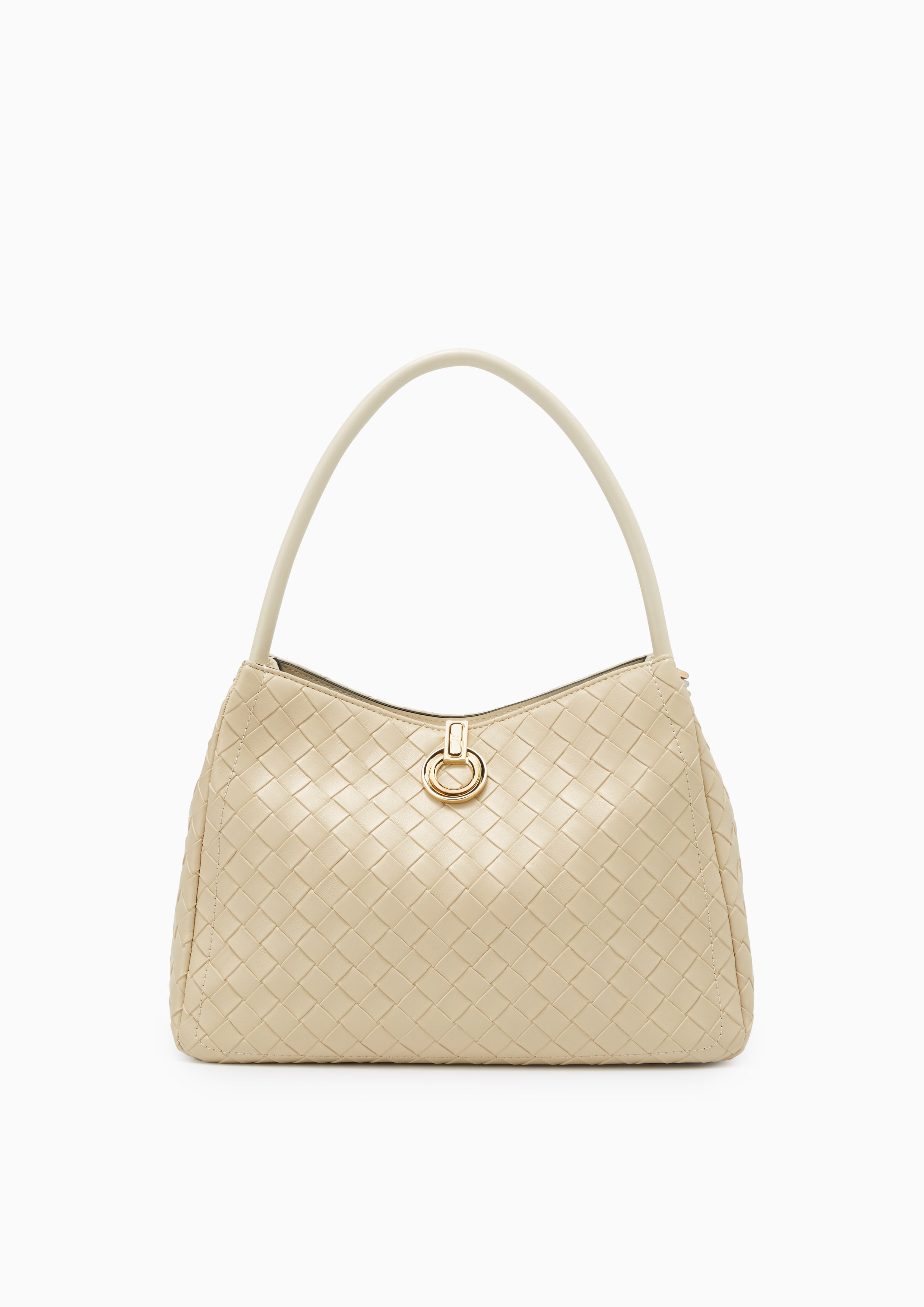 Verzo Hobo Shoulder Bag - Light Beige