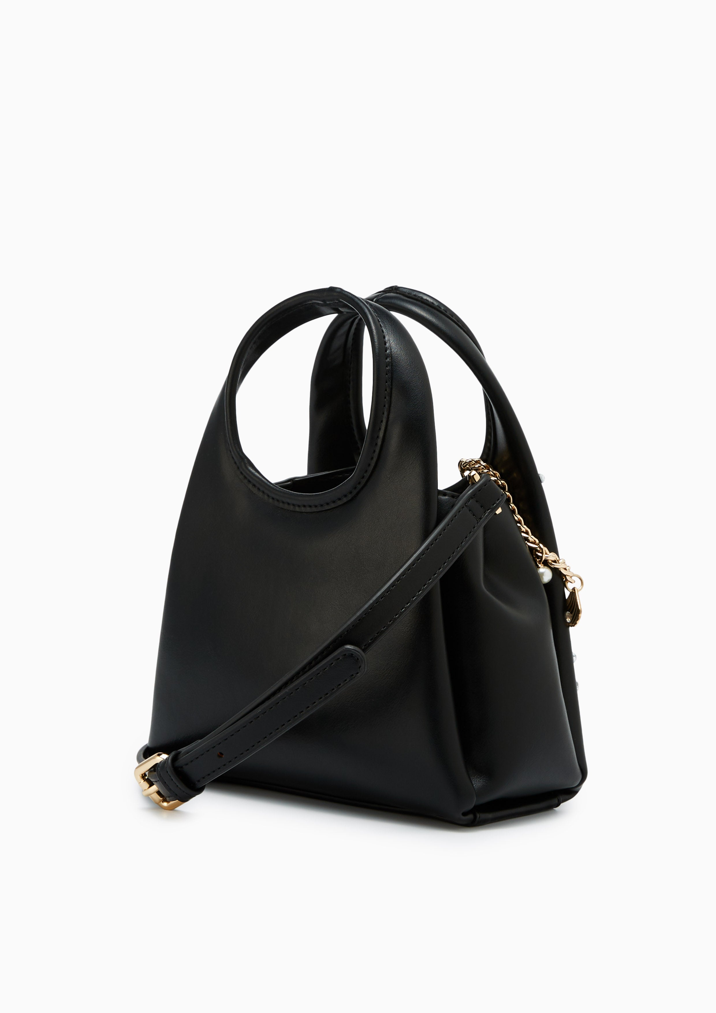Moana Sea Crystal Shoulder Bag - Black