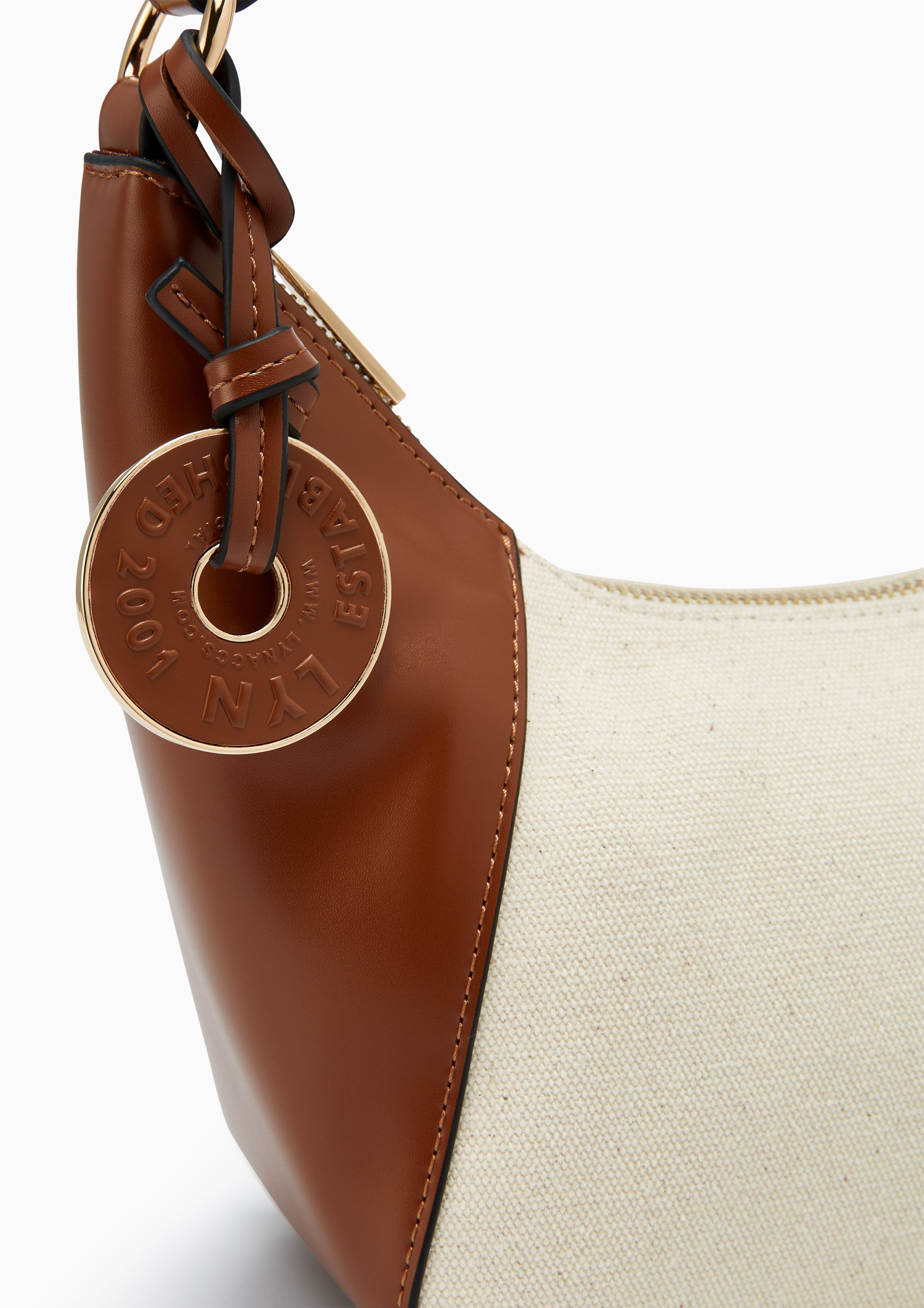 Maya Hobo Handbag - Light Beige
