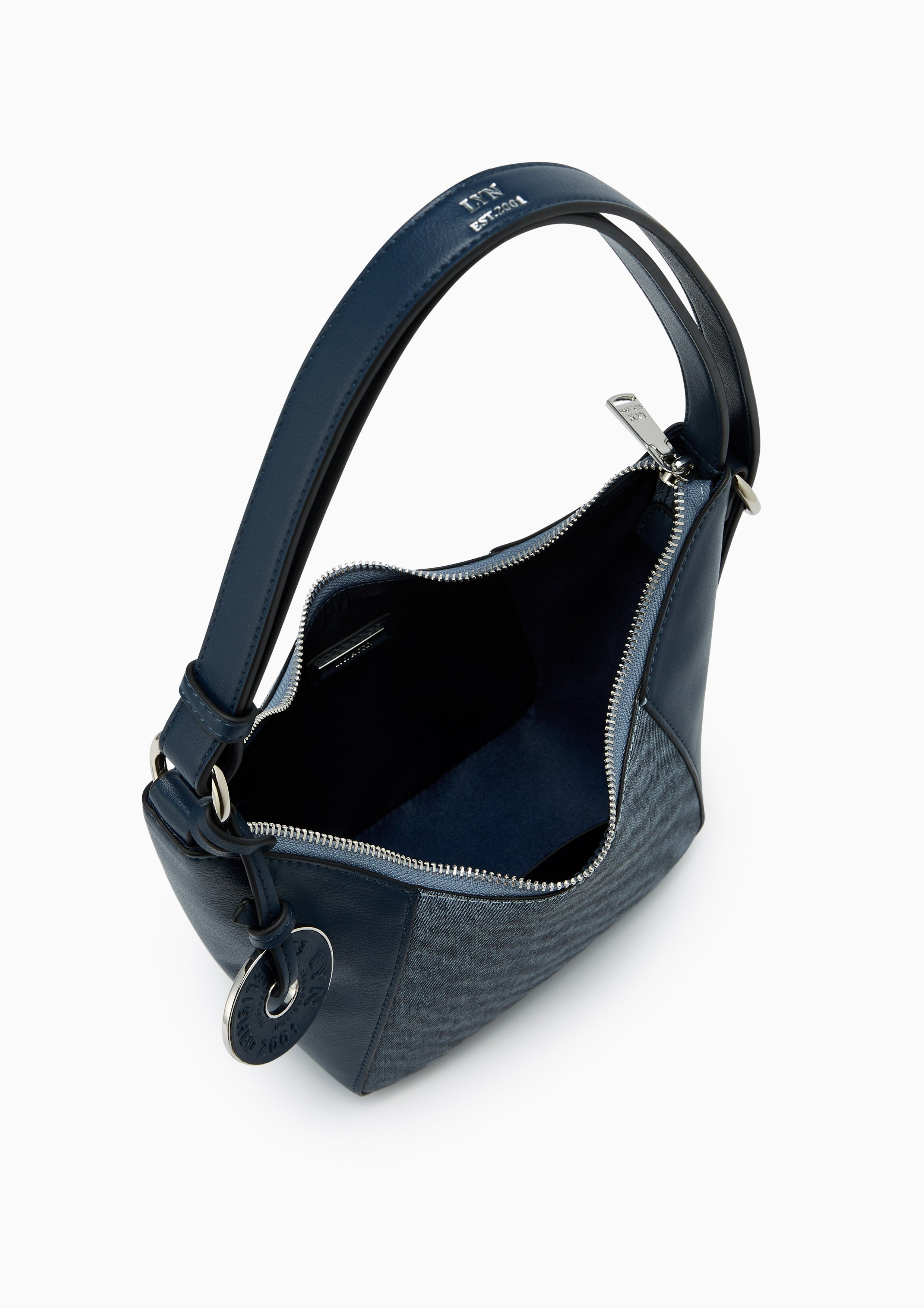 Maya Hobo Handbag - Navy