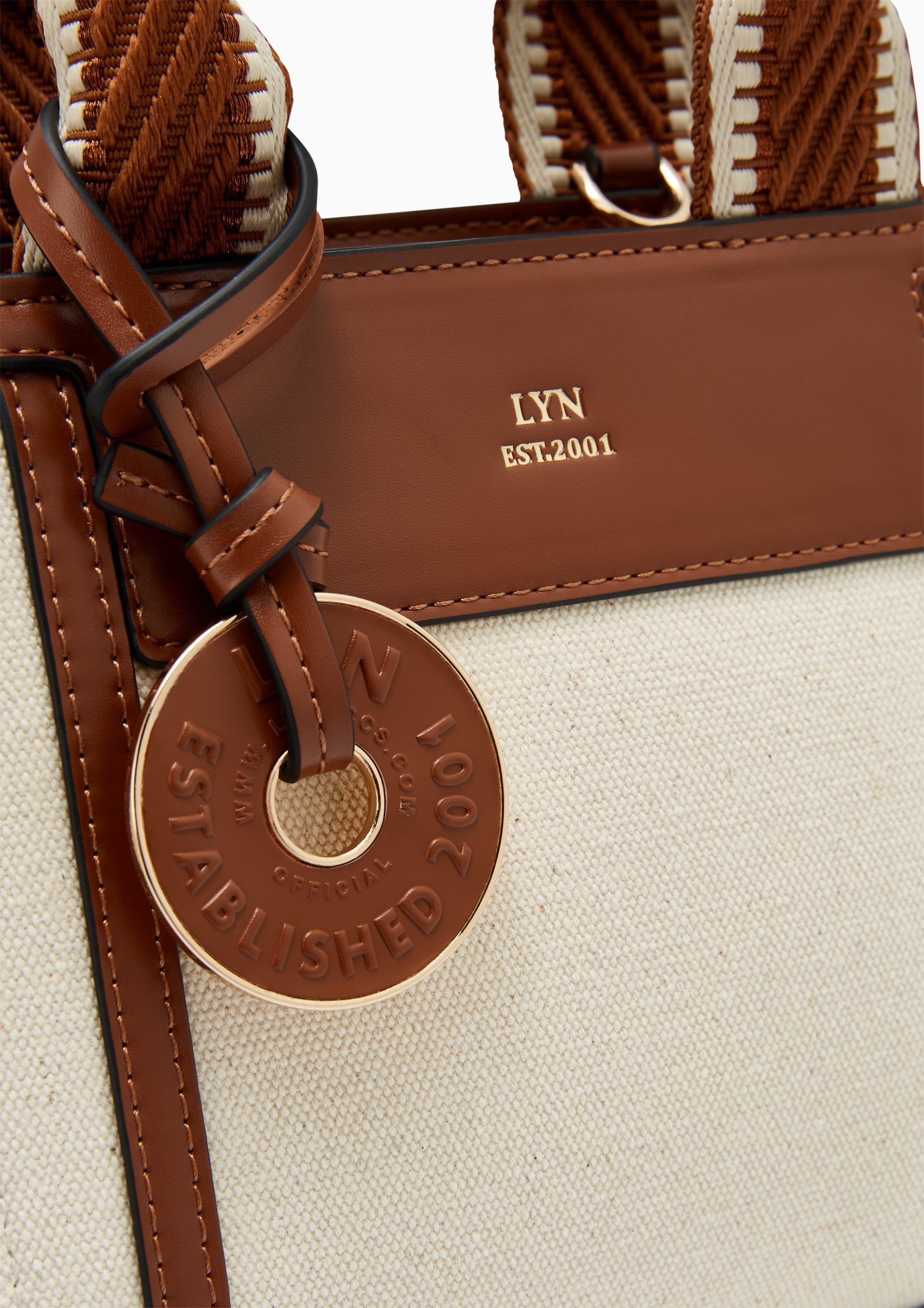 Maya M Tote Bag - Light Beige