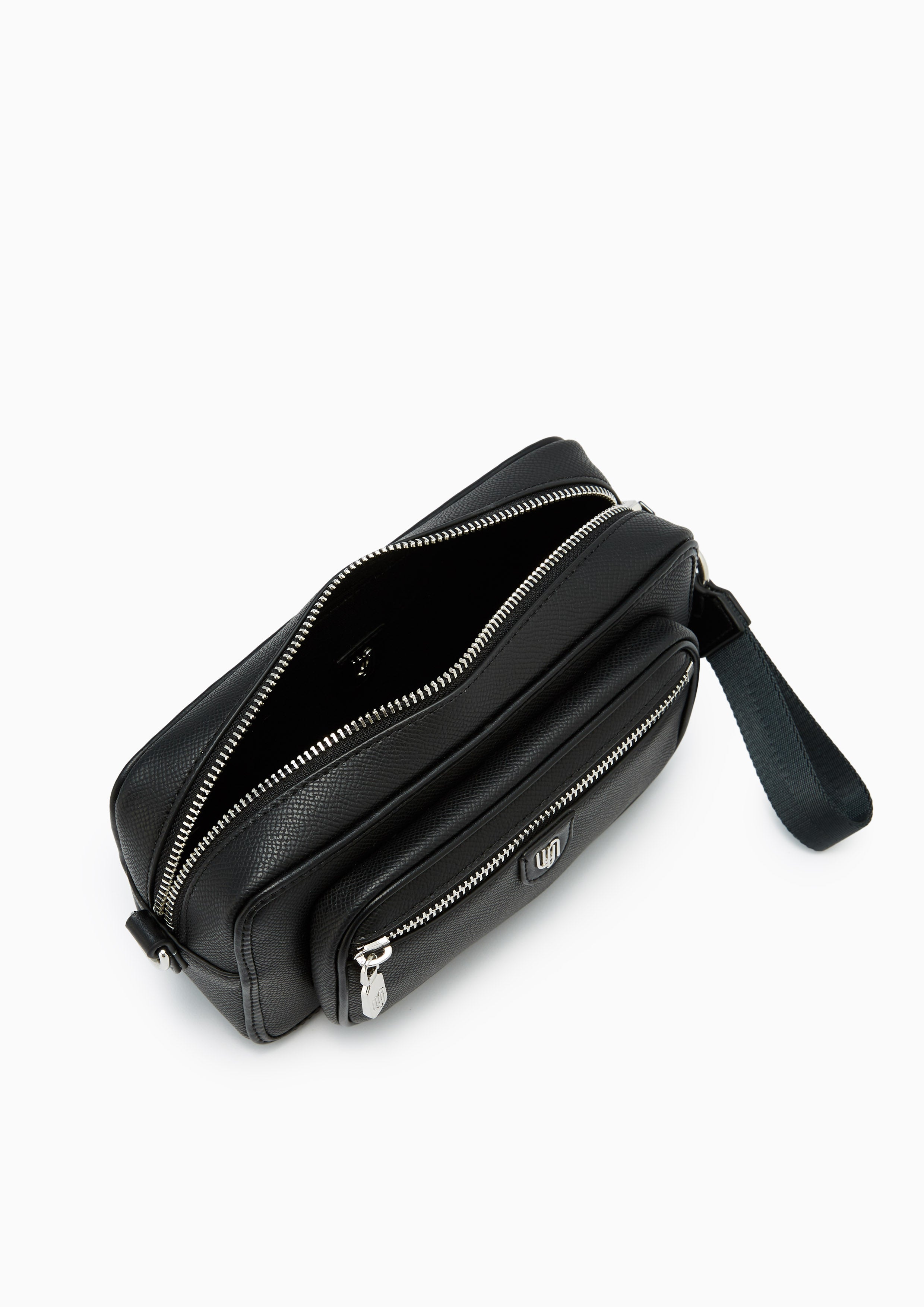 Davin Infinite Box Crossbody Bag - Black