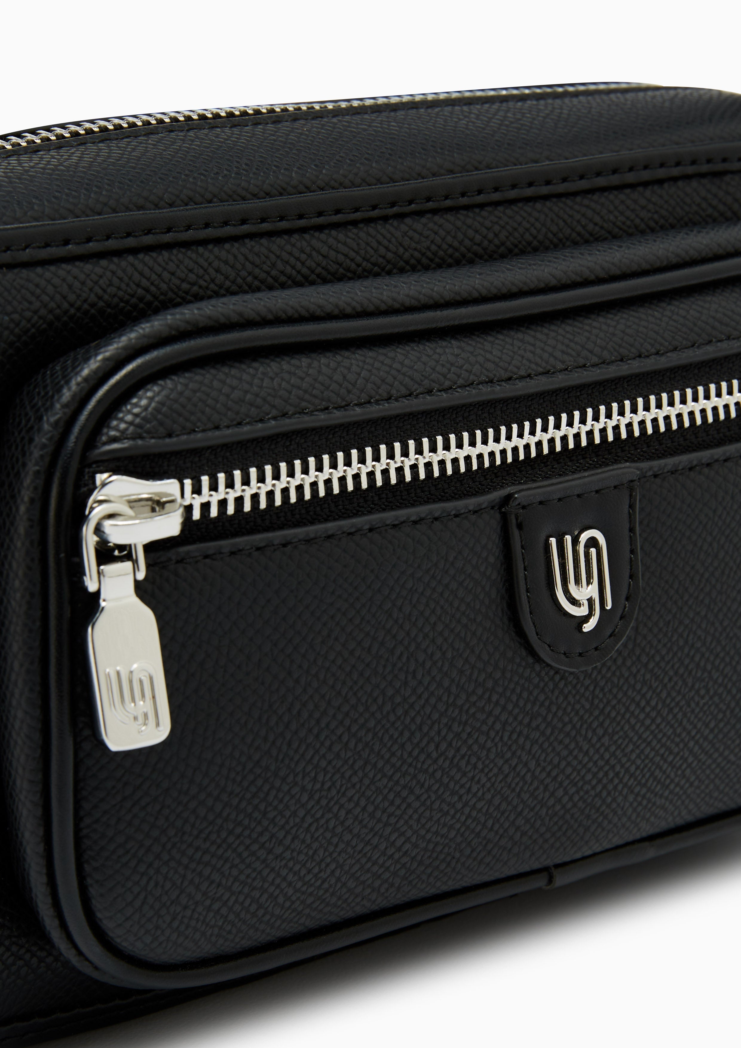 Davin Infinite Box Crossbody Bag - Black