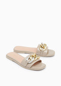 HATTIE 2 TONES FLATS AND SANDALS - LYN VN
